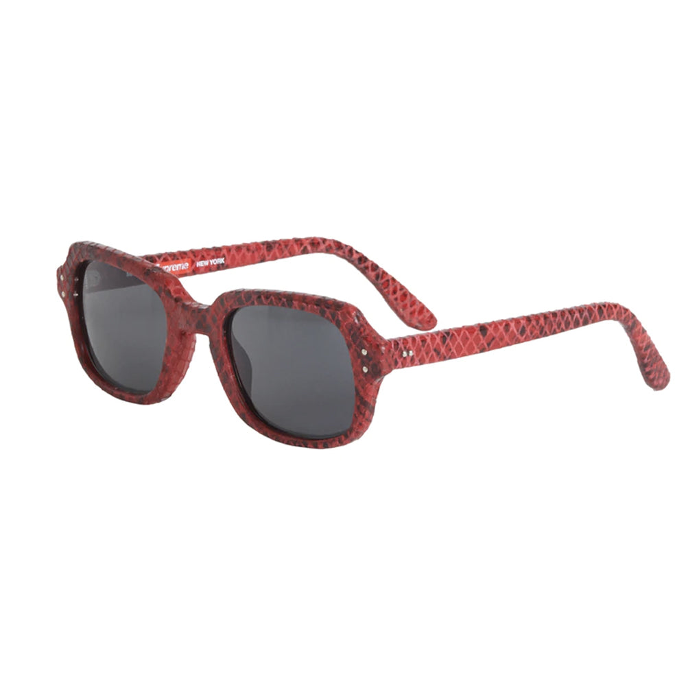 Supreme Marvin Sunglasses Red Snakeskin