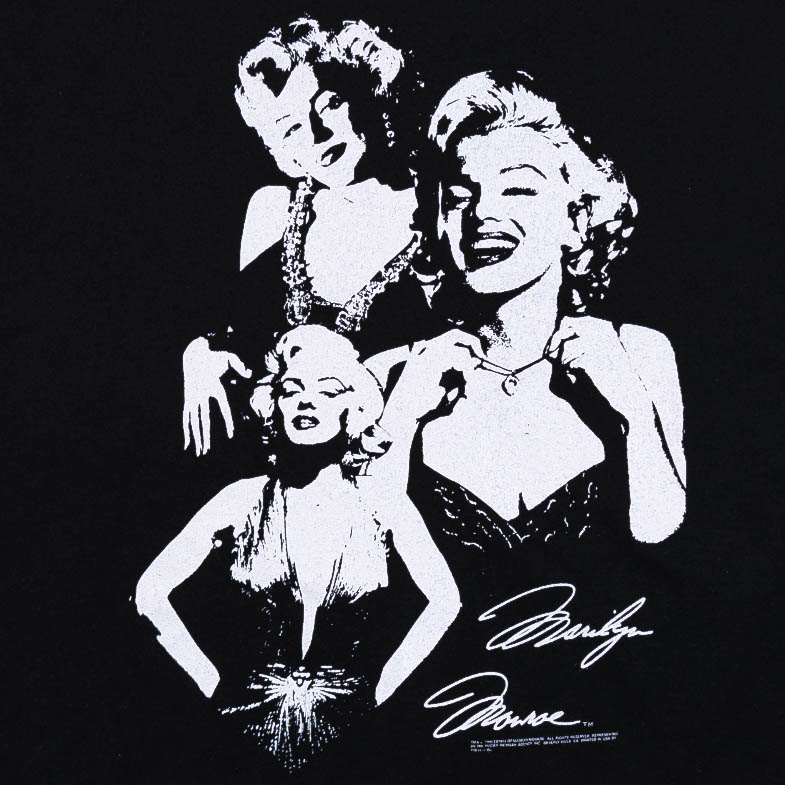 Marilyn Monroe 1990 Tee Black-PLUS