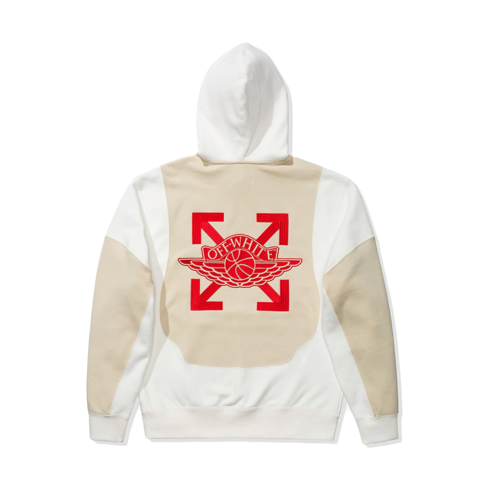 White and sale red jordan hoodie