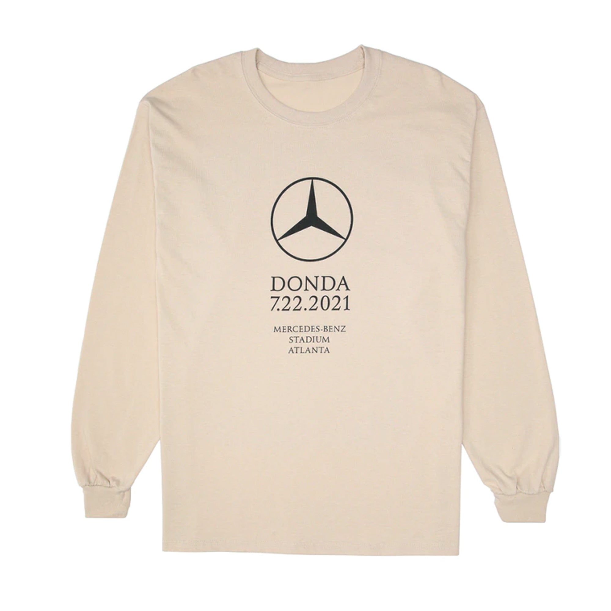 Kanye West DONDA Atlanta Listening Event L/S T-Shirt Cream