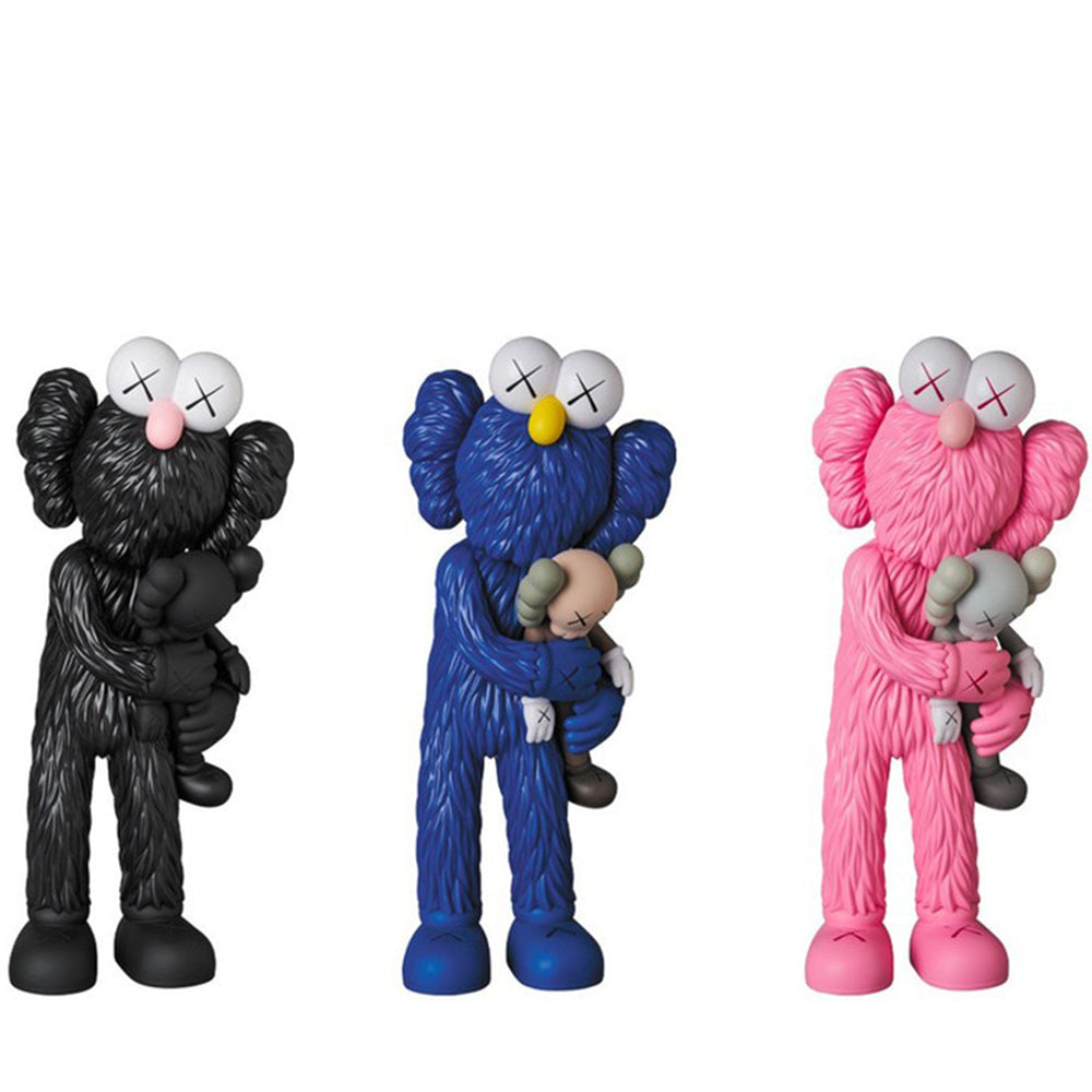 KAWS Take Vinyl Figure Black/Blue/Pink Set | PLUS