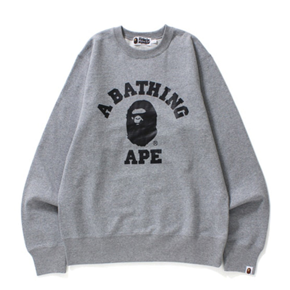 Blue bape outlet crewneck