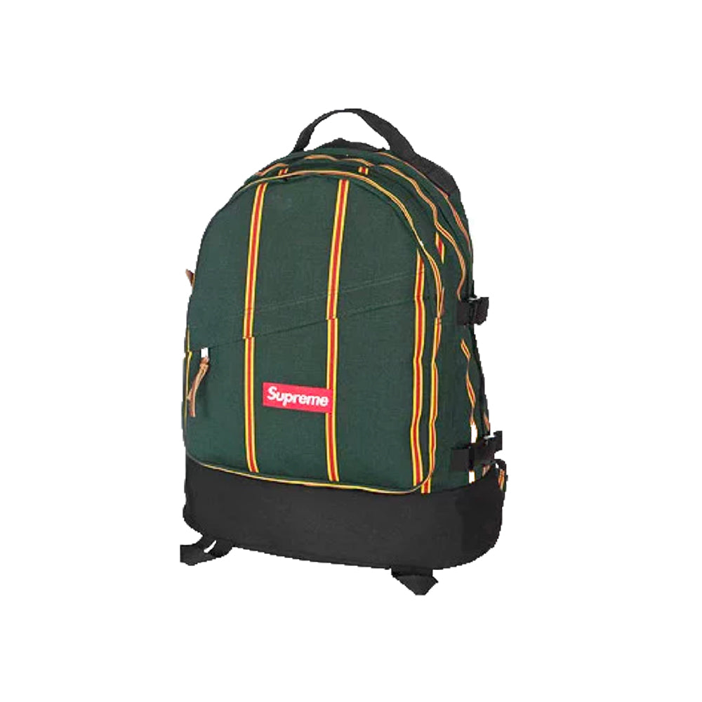 Supreme x Sunbrella Backpack (SS09) Green Stripe | PLUS