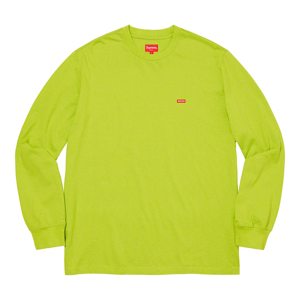 Supreme Small Box L/S Tee Dark Lime | PLUS