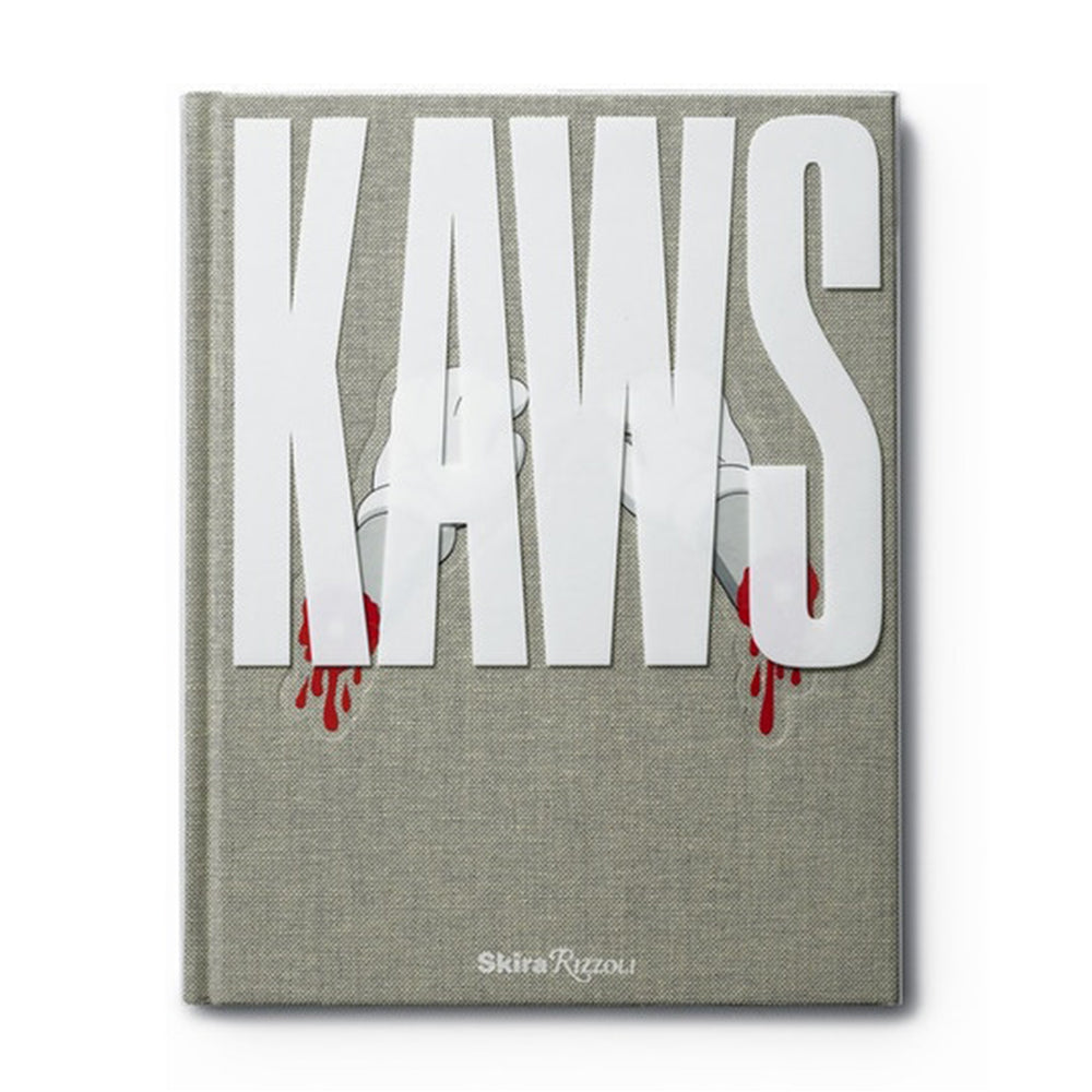 KAWS Rizzoli Hardcover Book Grey-PLUS