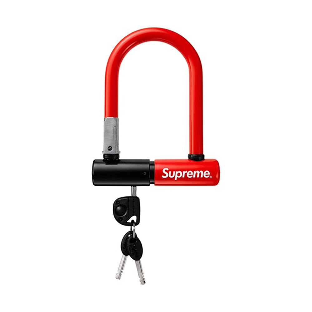 Supreme Kryptonite Evolution Mini 5 Bicycle Lock U Lock Red