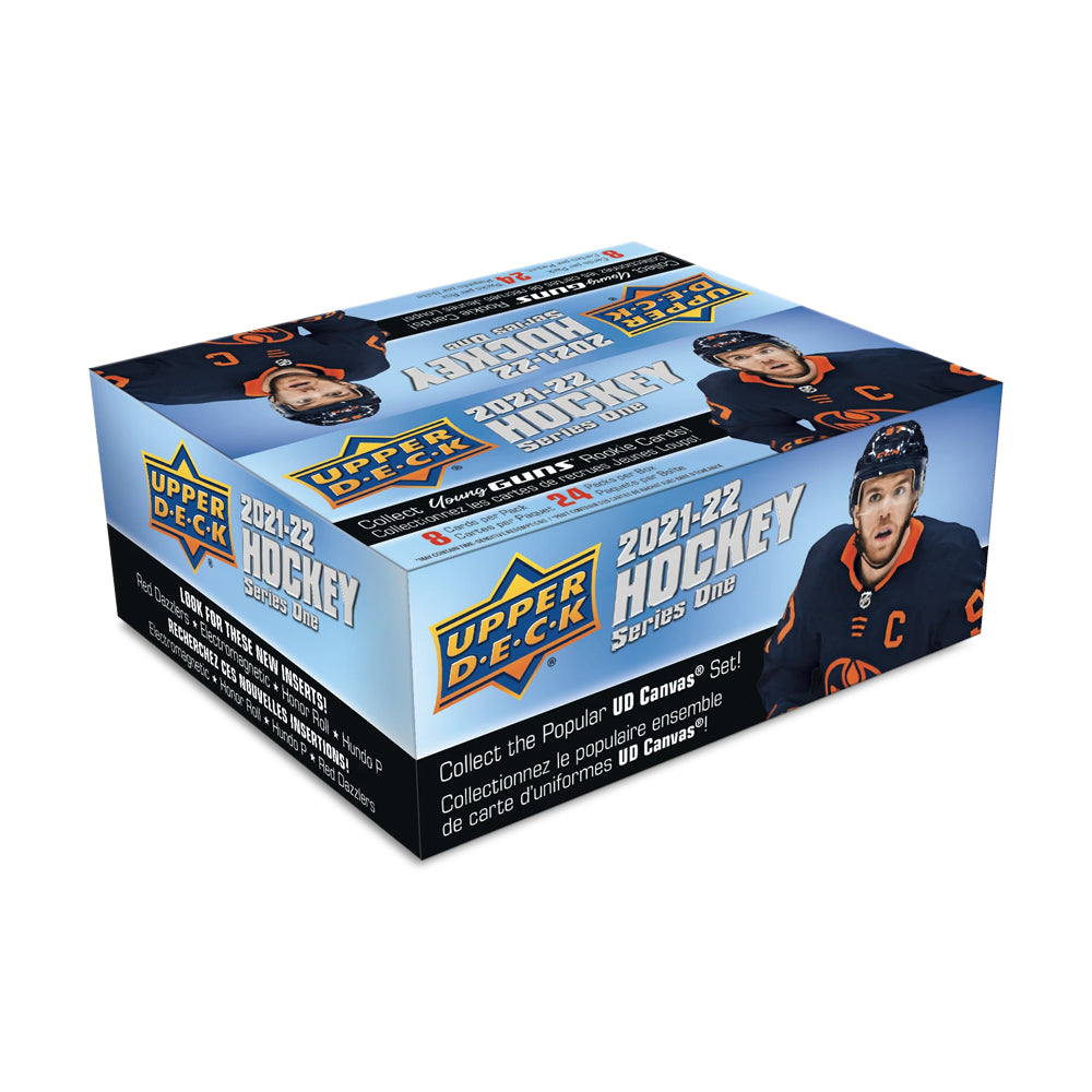 2021-22 Upper Deck Series 1 Hockey Retail Box-PLUS
