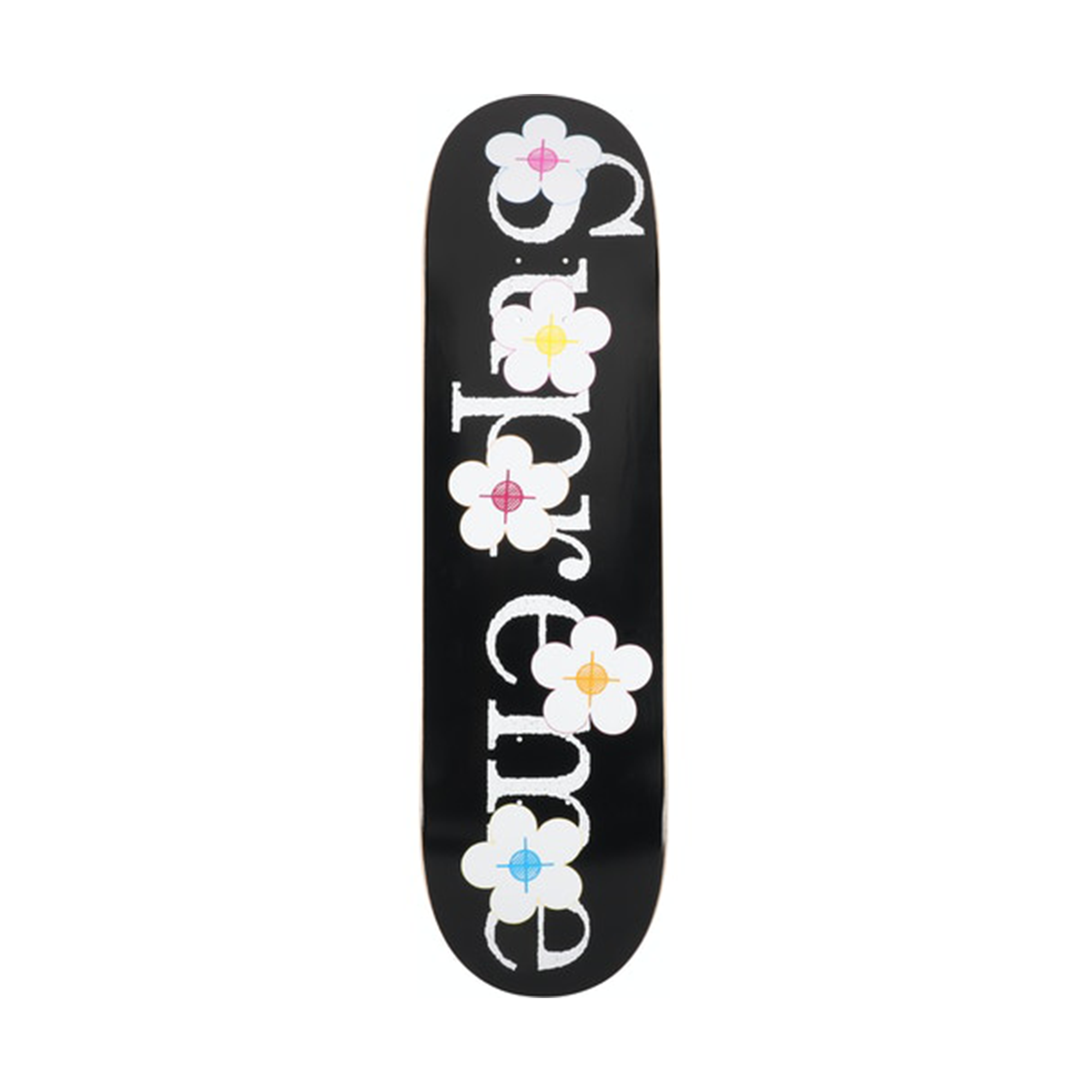 Supreme Flowers Skateboard Deck Black-PLUS
