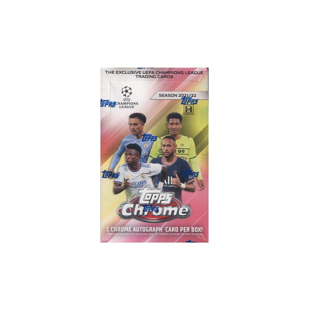 2021-2022 Topps UEFA Champions League Chrome Soccer Hobby Box