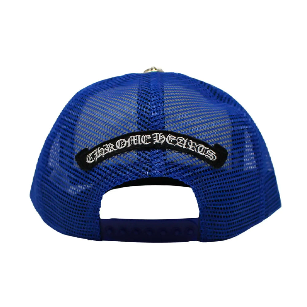Chrome Hearts King Taco Trucker Hat Blue/White-PLUS