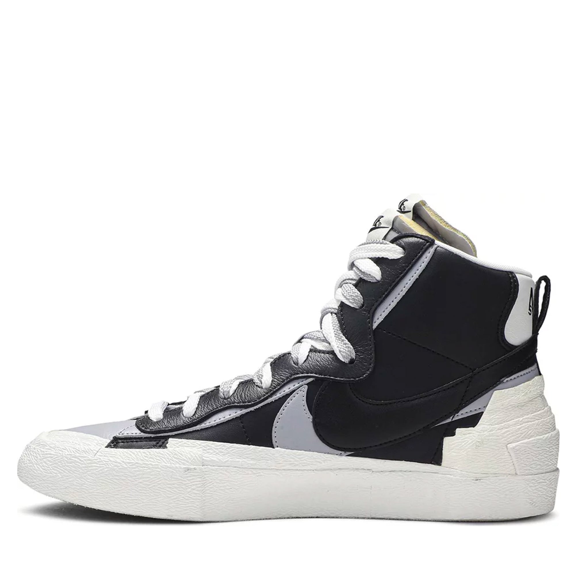 Nike Blazer High Sacai Black Grey-PLUS
