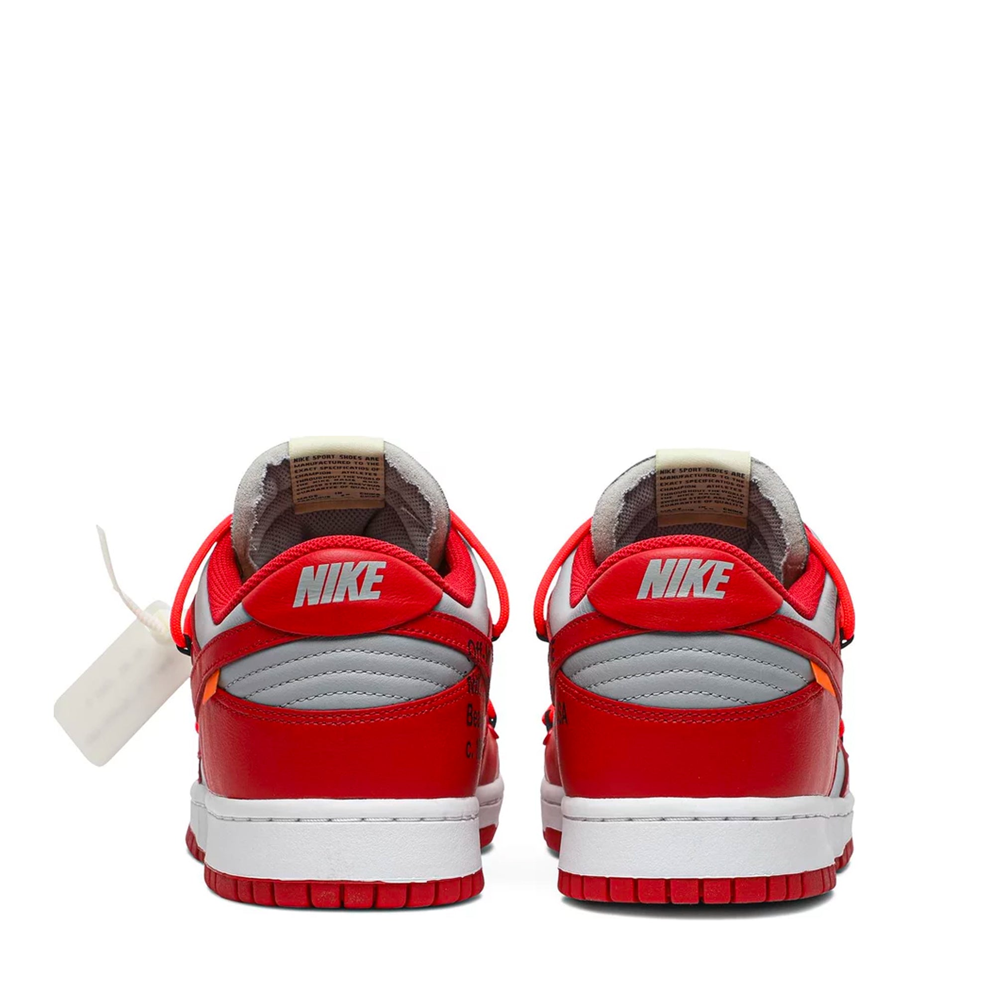 Nike Dunk Low Off-White University Red-PLUS