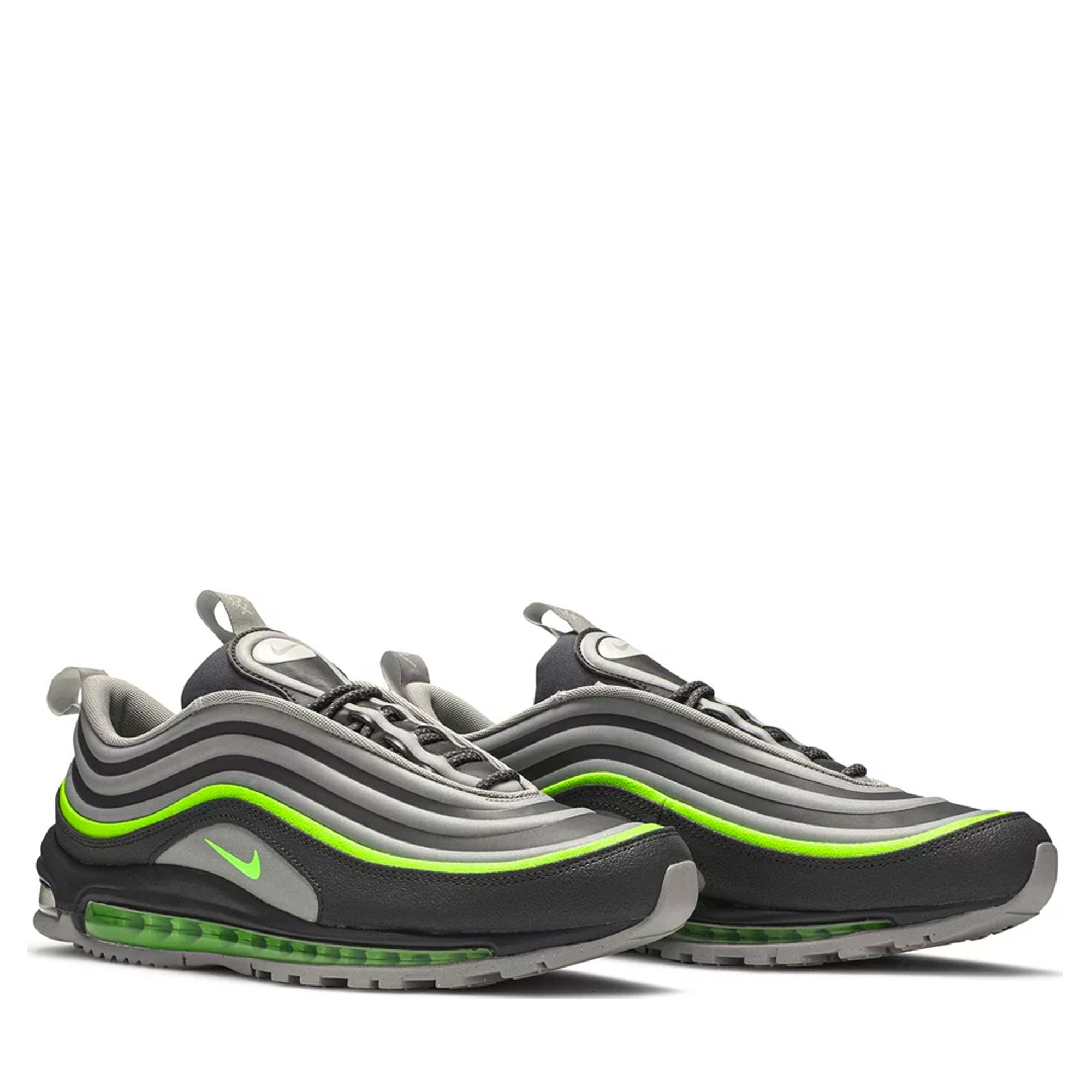 Nike Air Max 97 Utility Grey Electric Green-PLUS