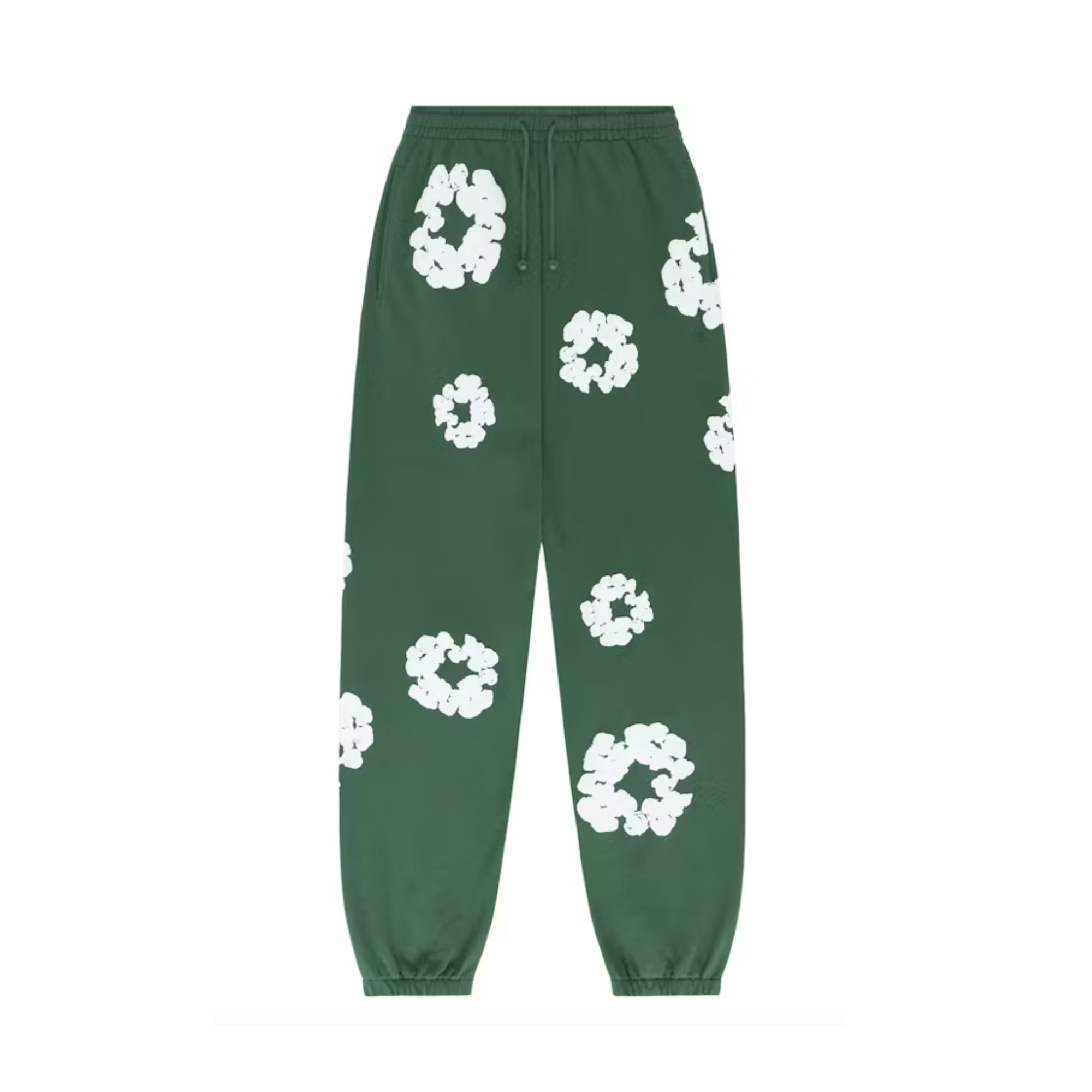 Denim Tears The Cotton Wreath Sweatpants Green-PLUS