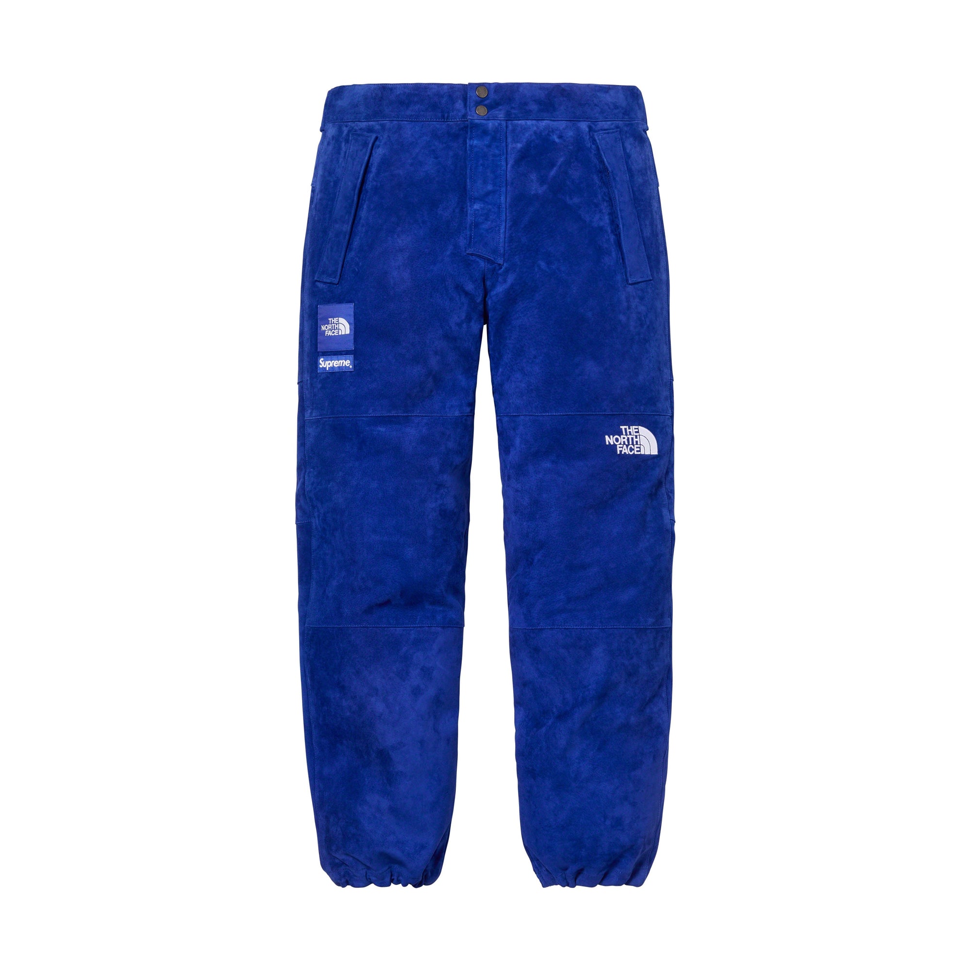 Supreme The North Face Suede Mountain Pant Blue-PLUS