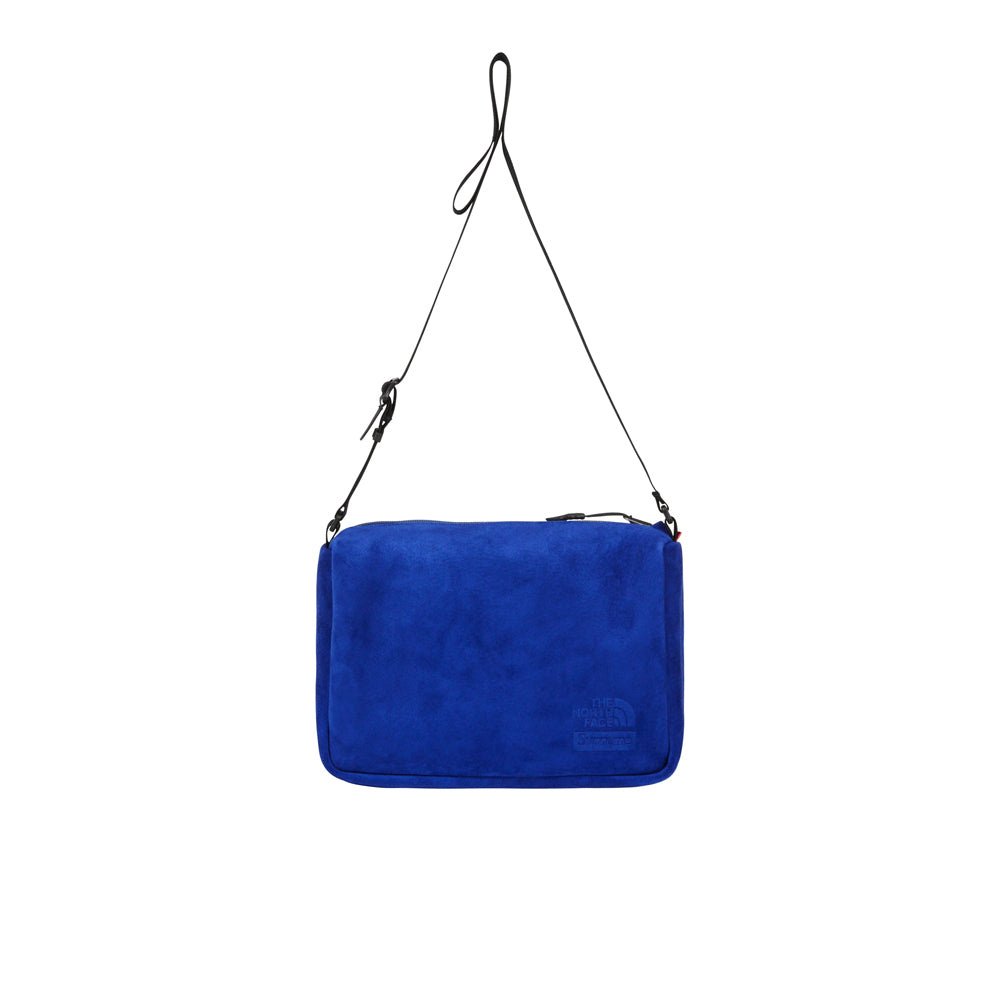 Supreme The North Face Suede Shoulder Bag Blue-PLUS