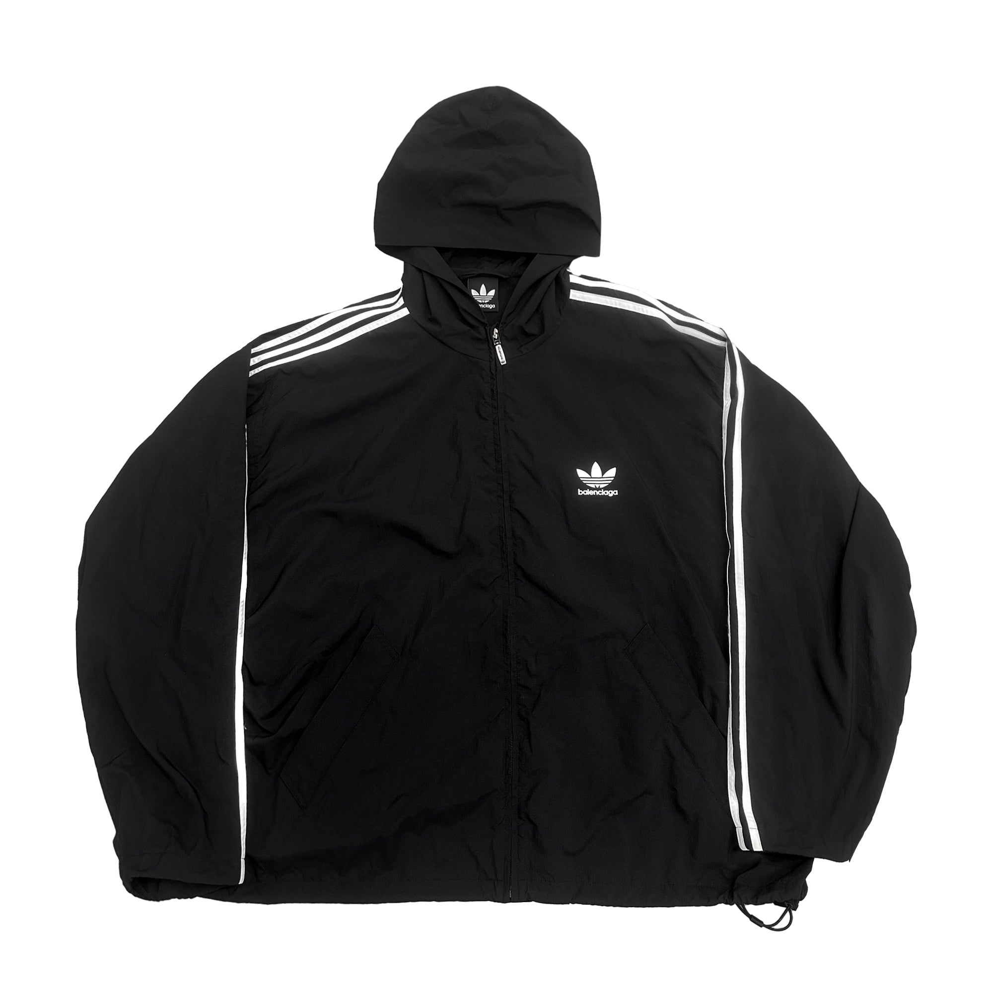 Balenciaga x Adidas Hooded Track Jacket-PLUS