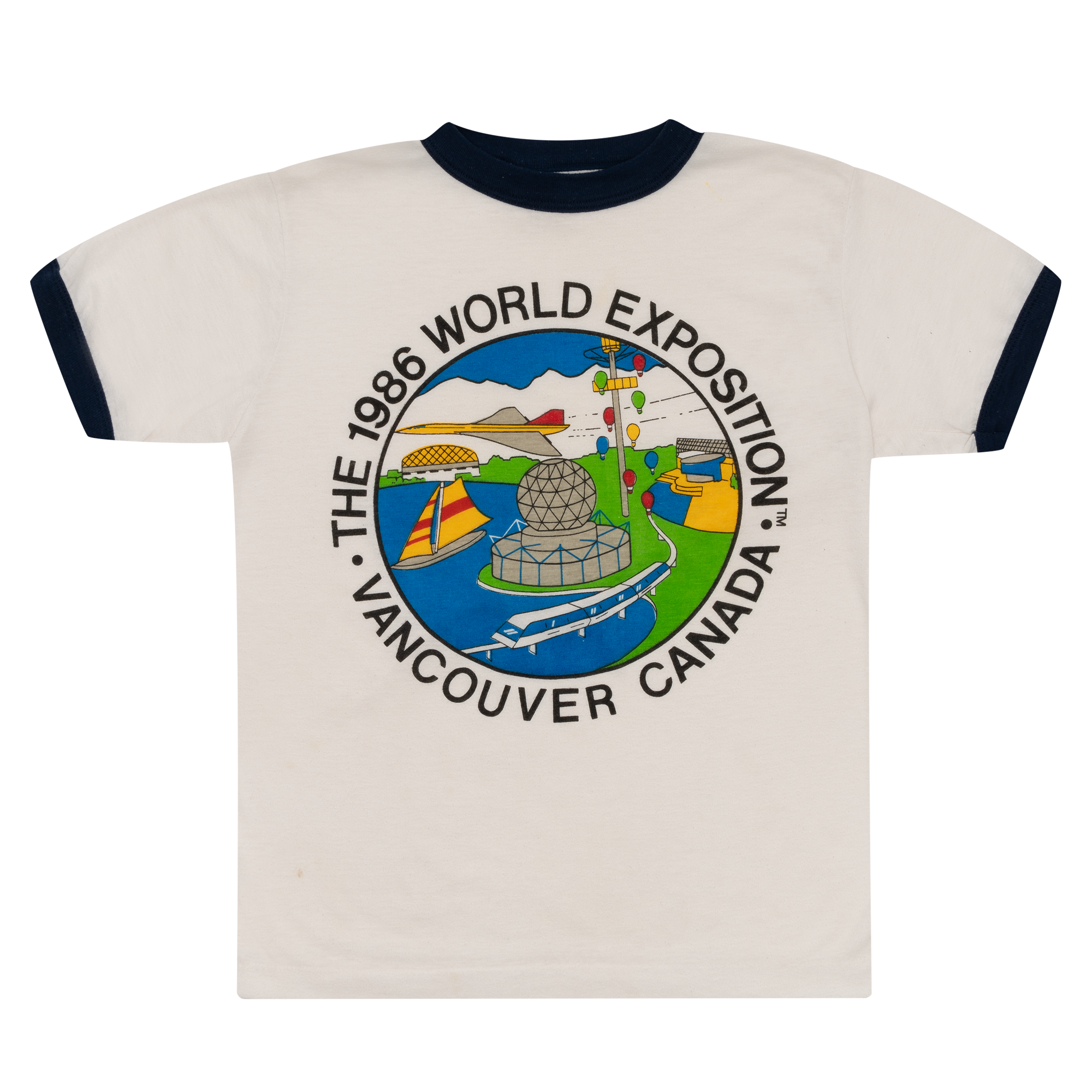 The 1986 World Exposition Vancouver Canada Tee White-PLUS