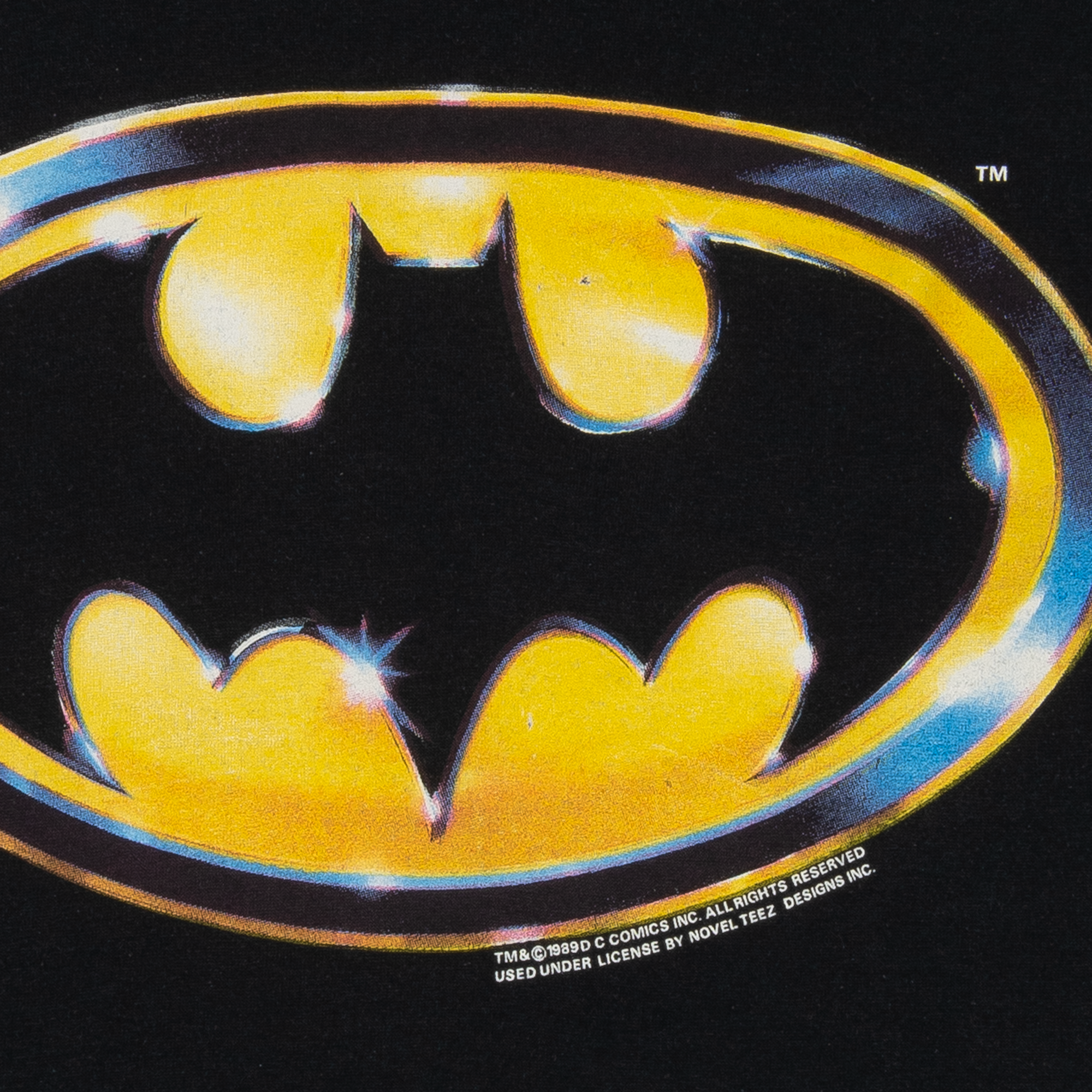Batman 1989 Movie Promo Tee Black-PLUS
