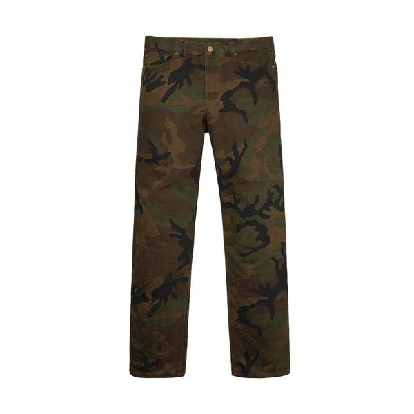 Supreme x Louis Vuitton Jacquard Denim 5-Pocket Jean Camo | PLUS