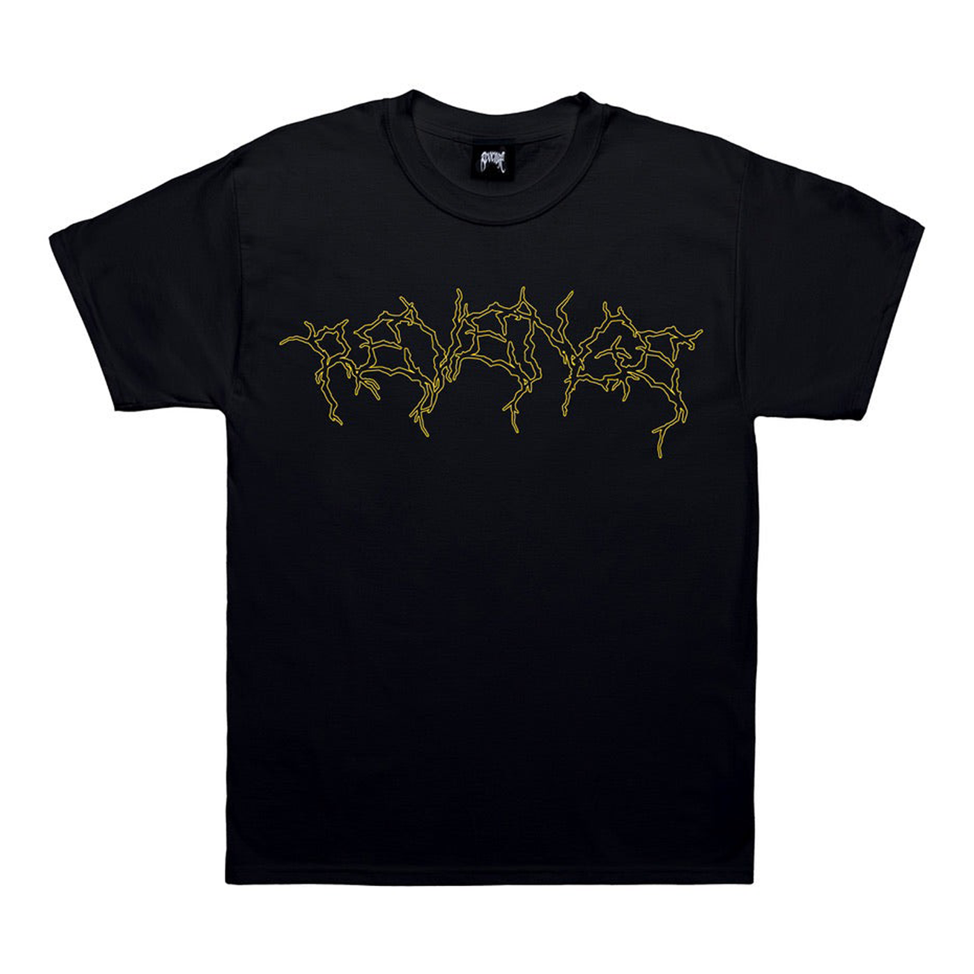 Revenge x Zillakami Cerberus Lightning Tee Black/Yellow | PLUS