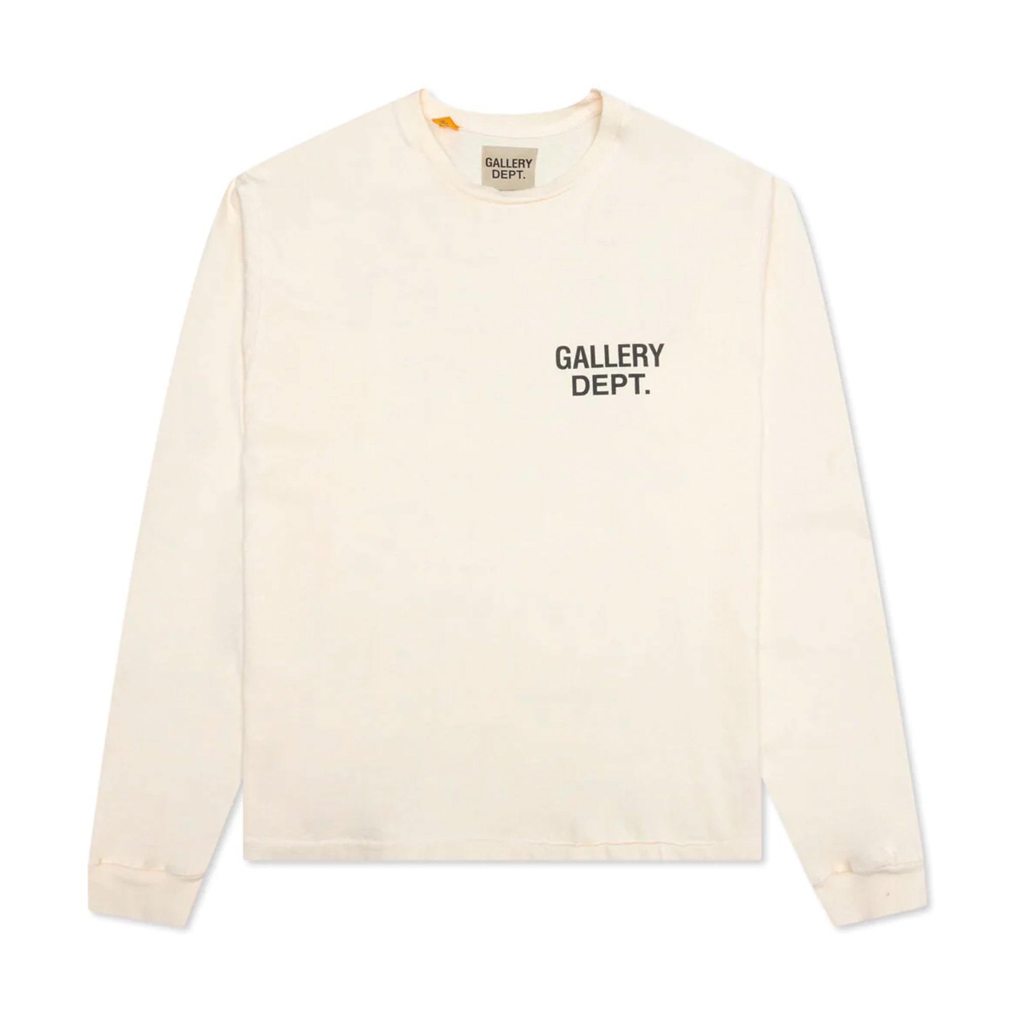 Gallery Dept. Souvenir L/S T-Shirt Cream-PLUS