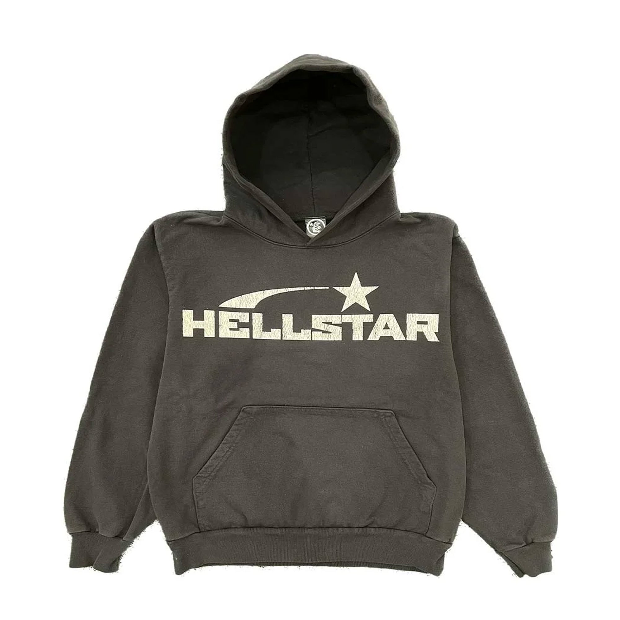Hellstar Studios Basic Hoodie Washed Black-PLUS