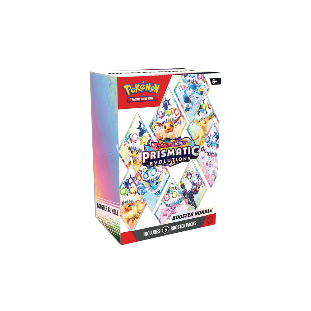 Pokemon Scarlet & Violet 8.5 Prismatic Evolutions Booster Bundle-PLUS