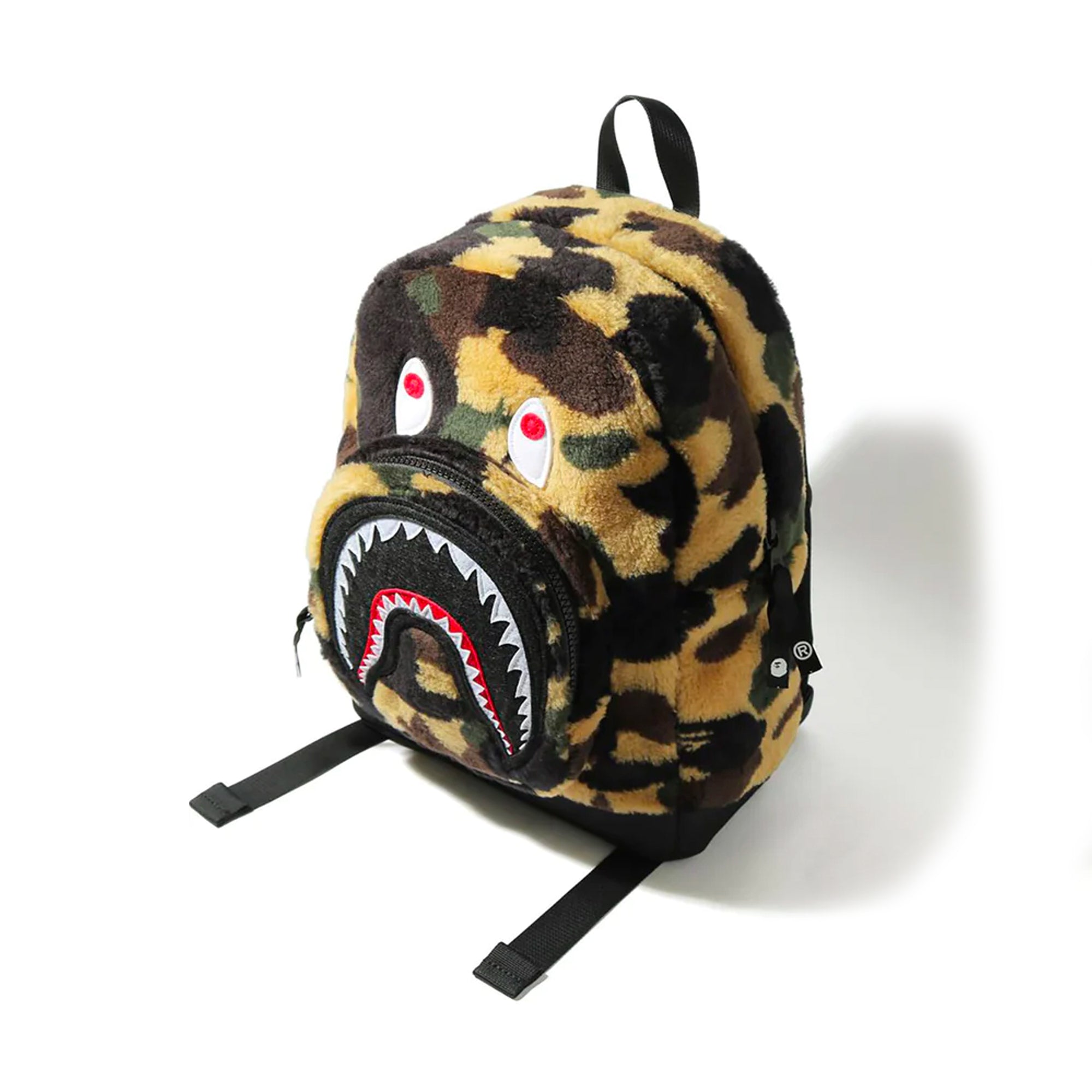 Bape 1st Camo BOA Shark Daypack Yellow (Kids)-PLUS