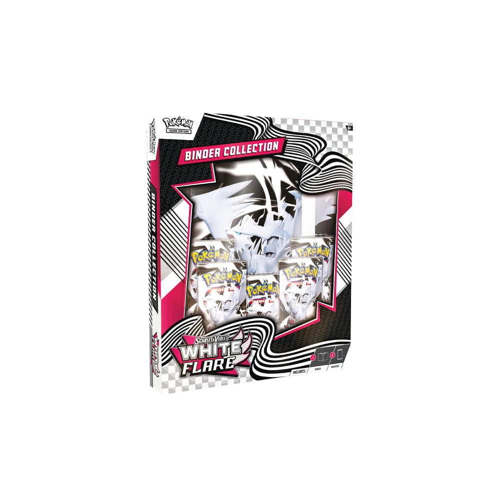 Pokemon Scarlet & Violet 10.5 White Flare Binder Collection-PLUS