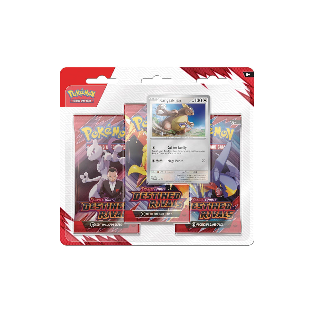 Pokemon Scarlet & Violet 10 Destined Rivals 3-Pack Blister-PLUS