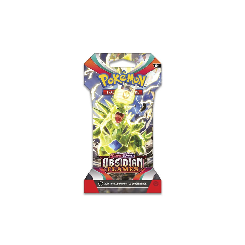 Pokemon Scarlet and Violet - Obsidian Flames Sleeved Booster Pack-PLUS