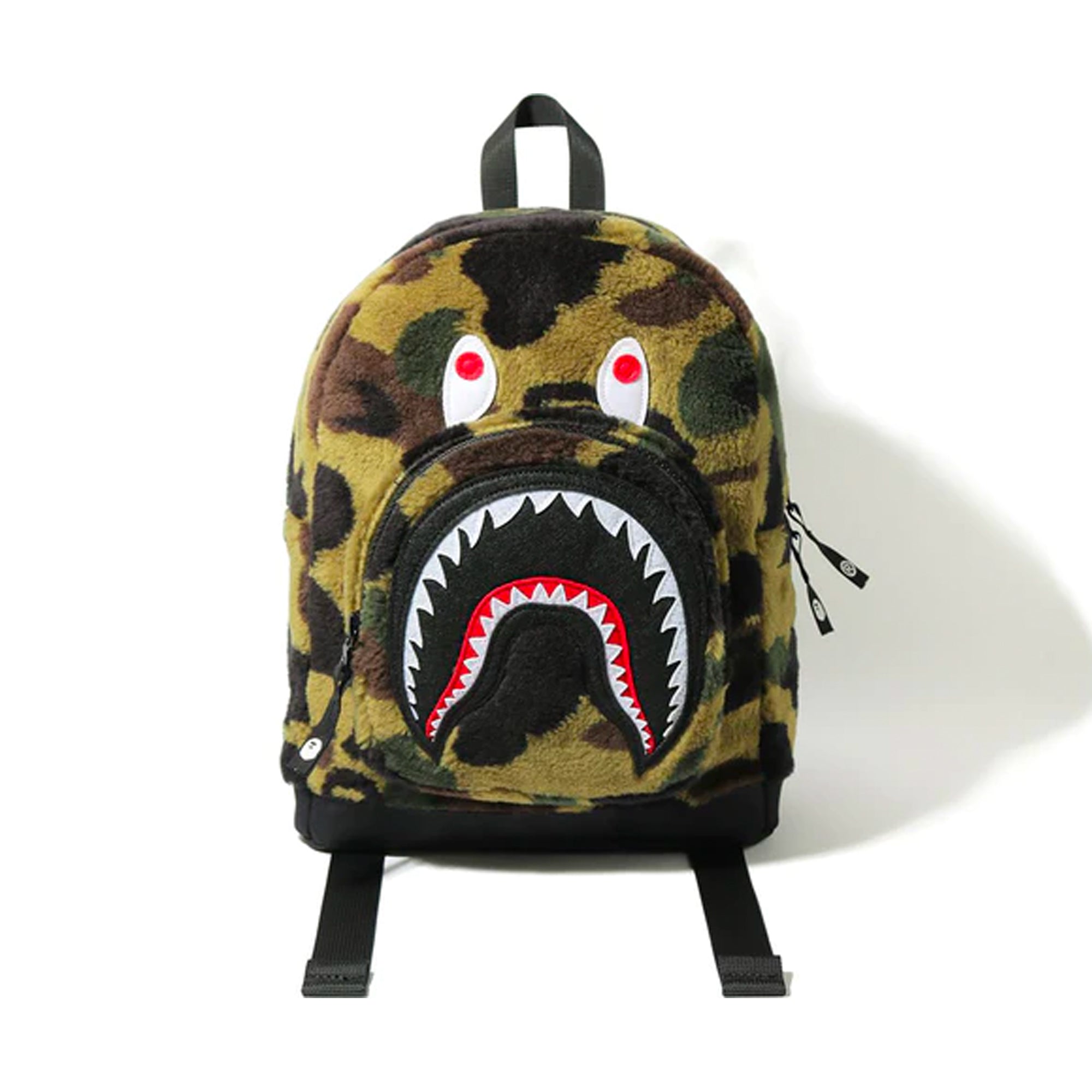 Bape 1st Camo BOA Shark Daypack Green (Kids)-PLUS