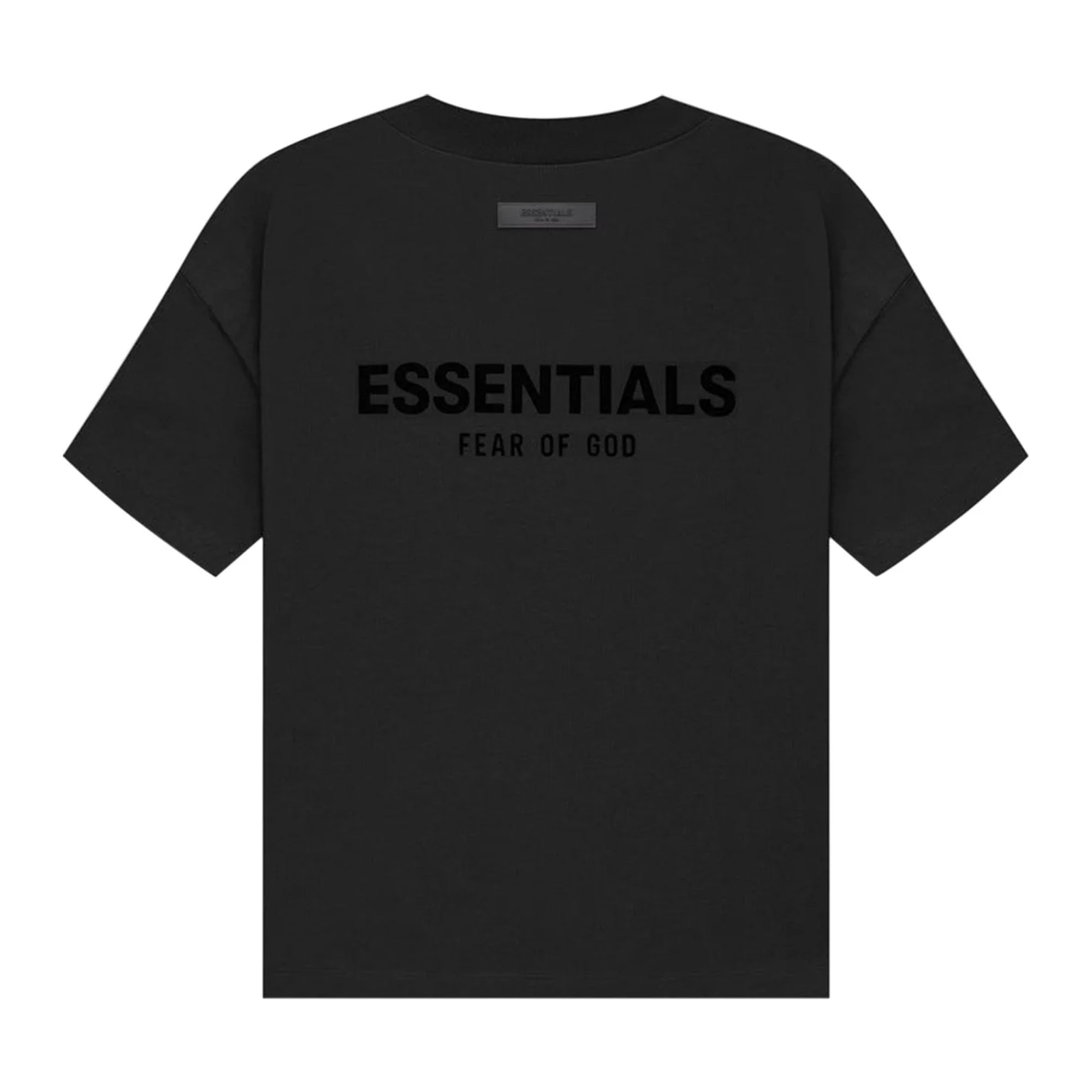 FOG Essentials T-Shirt Stretch Limo Black (SS22)-PLUS