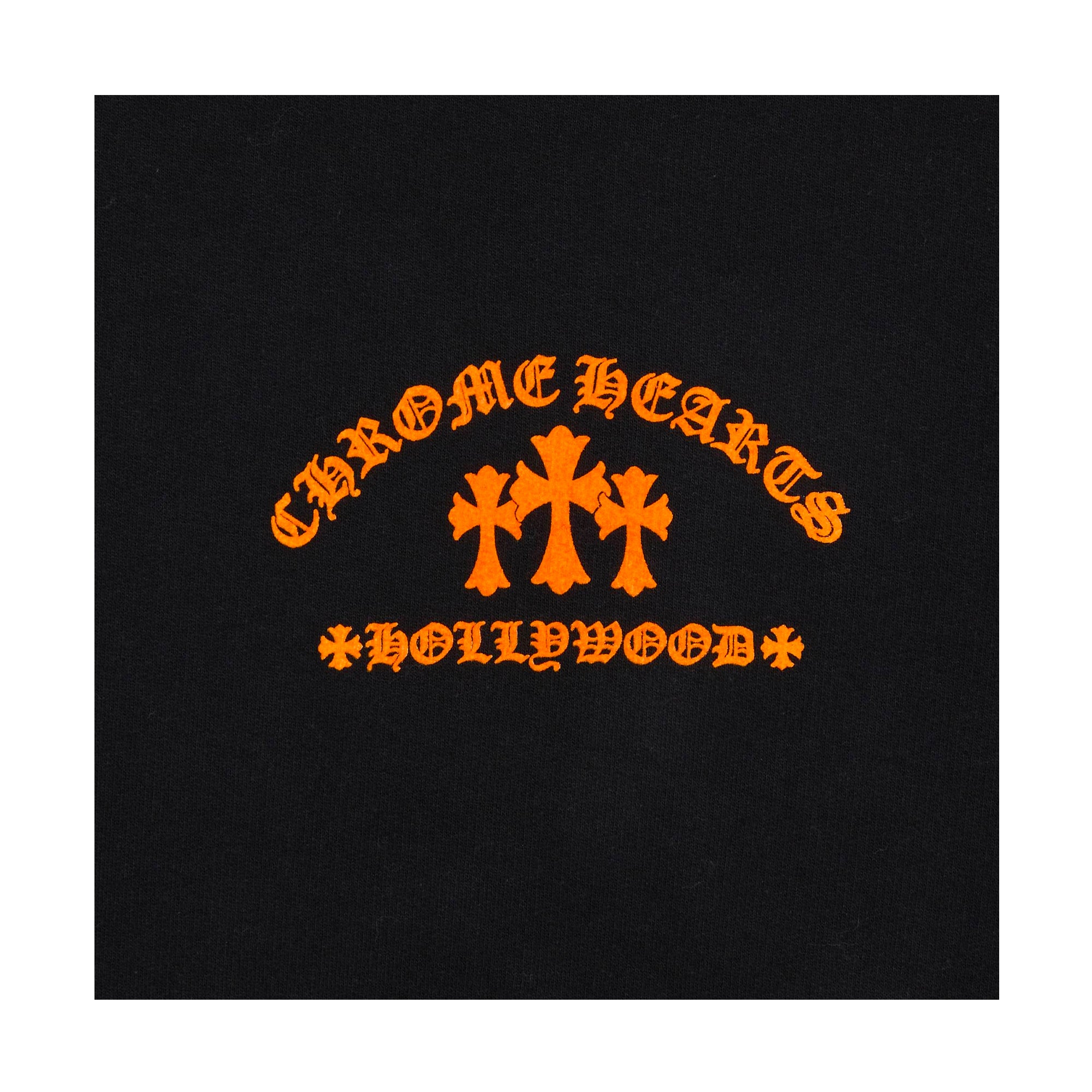 Chrome Hearts Orange King Taco Hoodie Black-PLUS