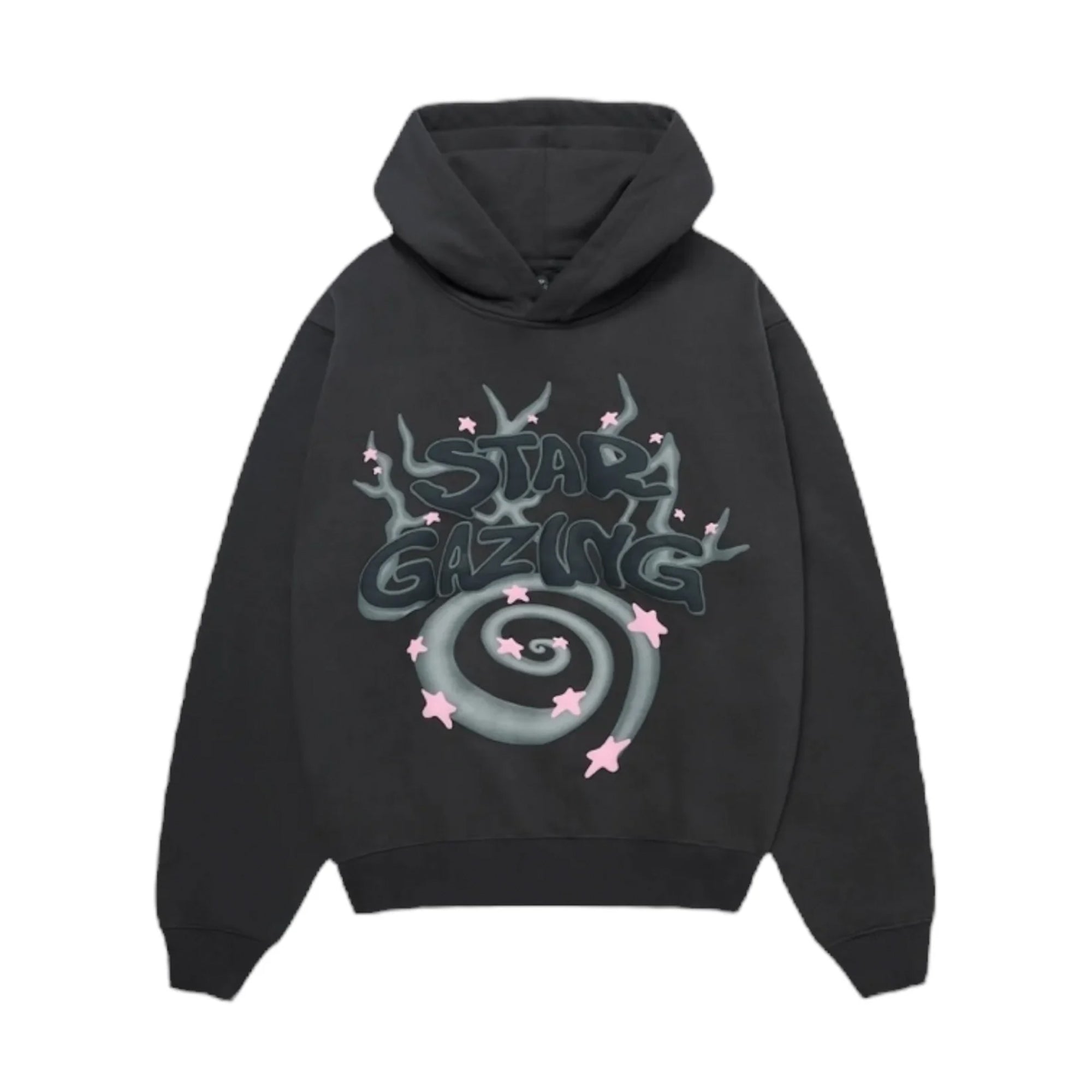 Broken Planet Stargazing Hoodie Soot Black-PLUS