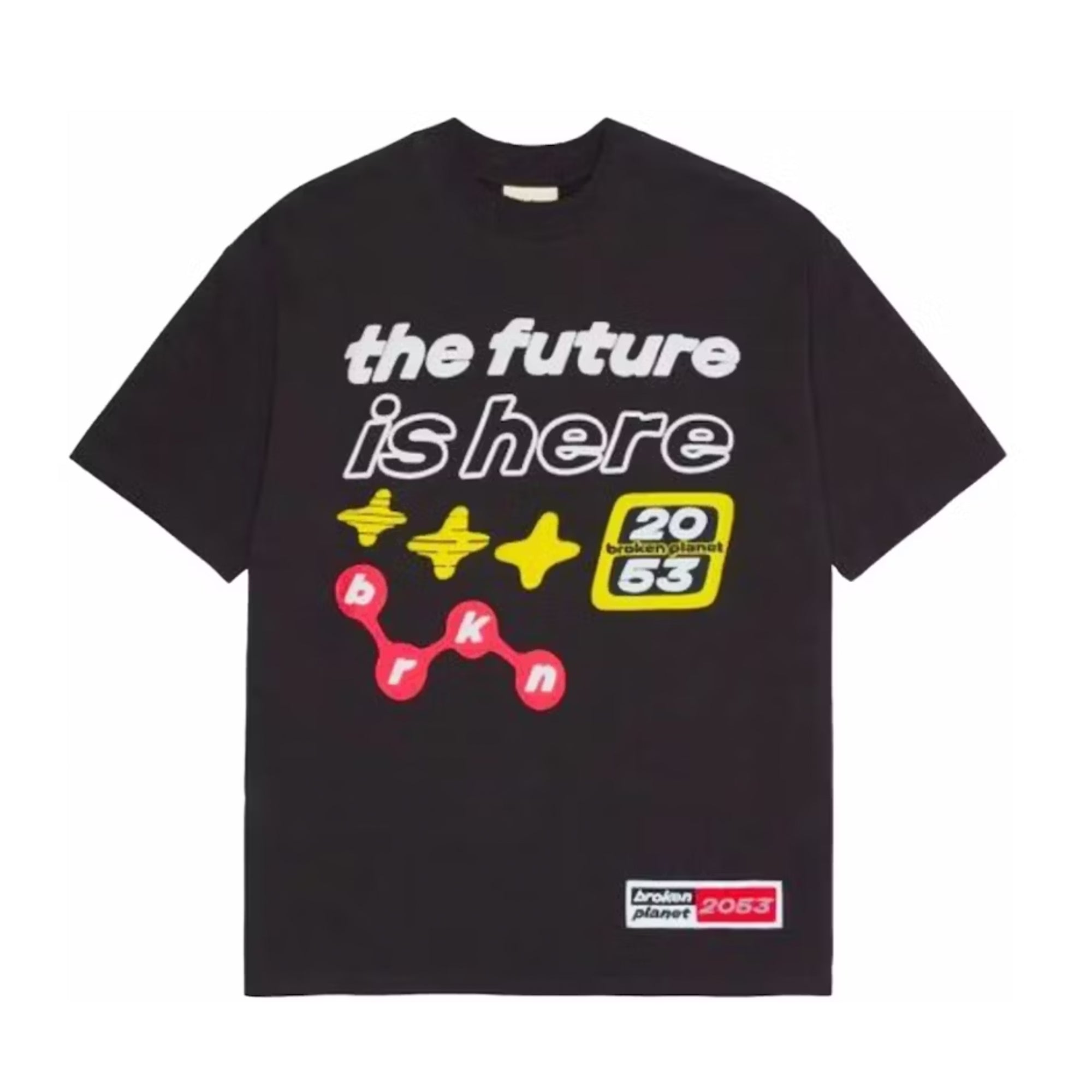 Broken Planet The Future Is Here Tee Black-PLUS