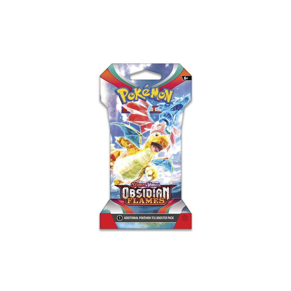 Pokemon Scarlet and Violet - Obsidian Flames Sleeved Booster Pack-PLUS