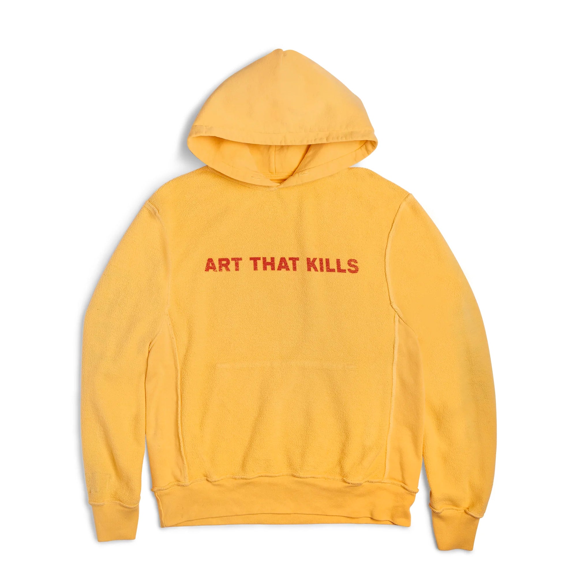 Gallery Dept. Art That Kills Reversible Logo Hoodie Yellow-PLUS