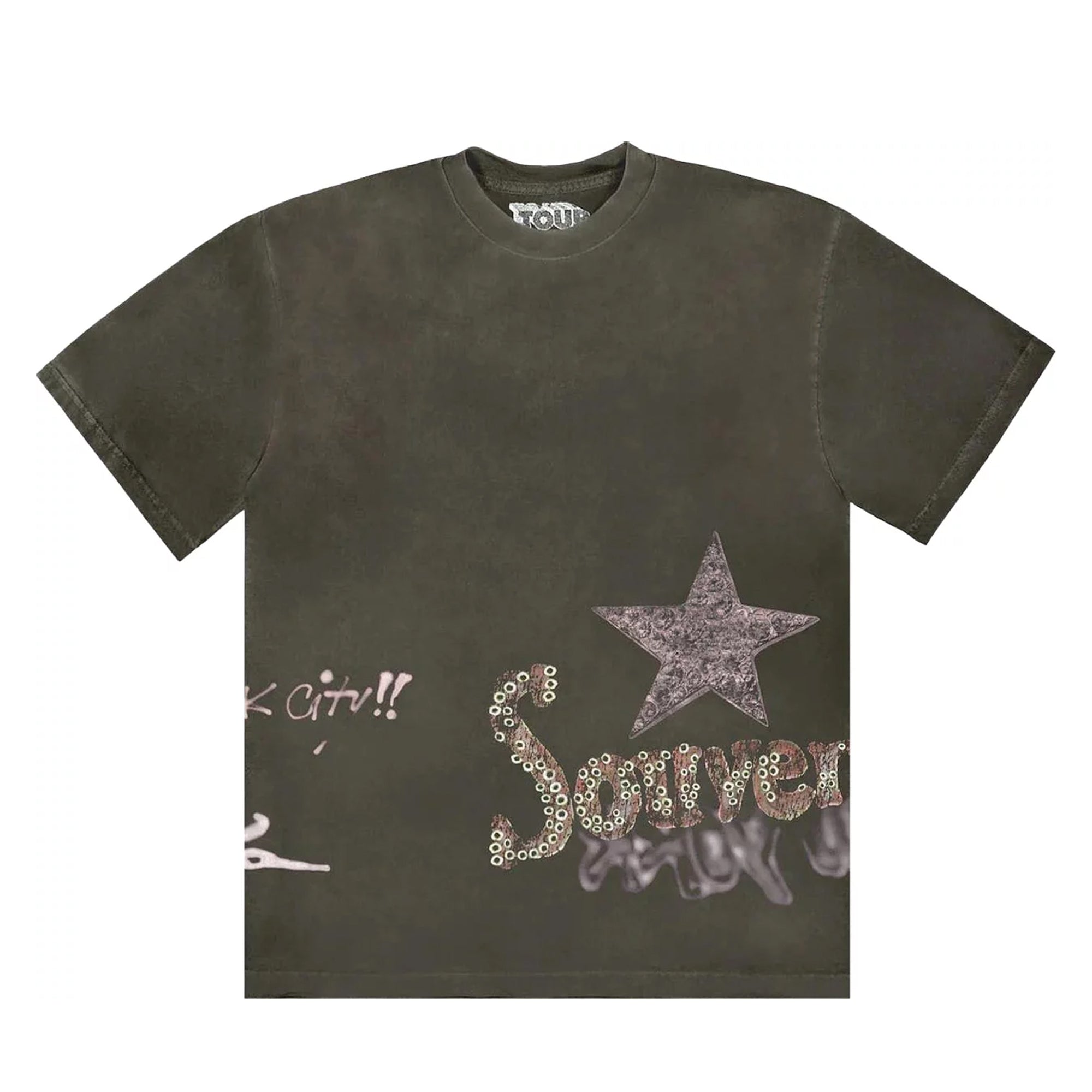 Travis Scott Utopia in NYC Tee Vintage Black-PLUS