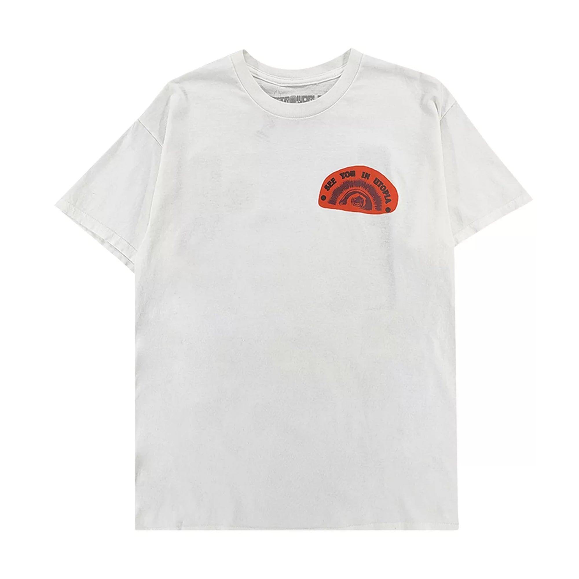 Travis Scott Three Hands Tee White-PLUS