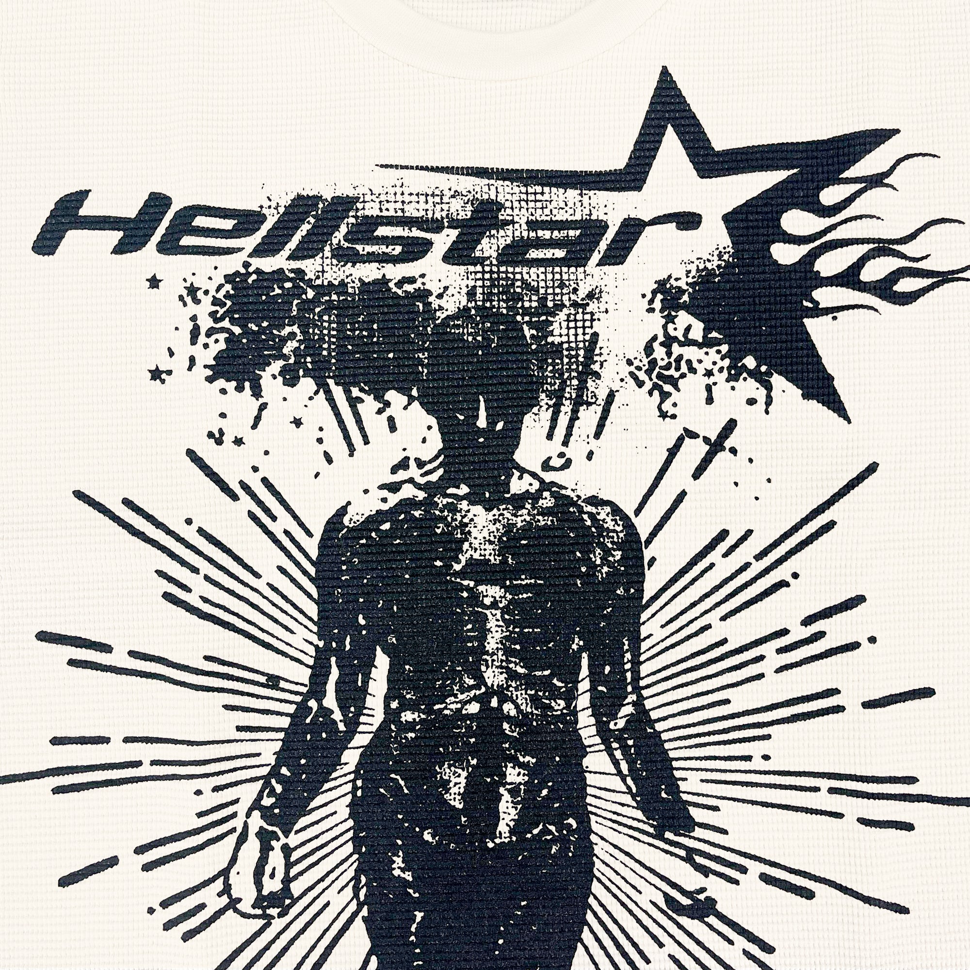 Hellstar Studios Victory Thermal L/S Tee White-PLUS