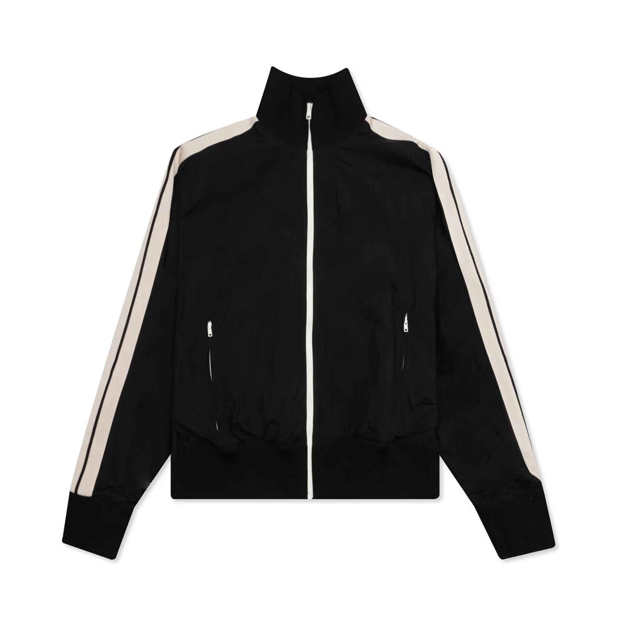 Palm Angeles Curved Logo WR Track Jacket Black/White-PLUS