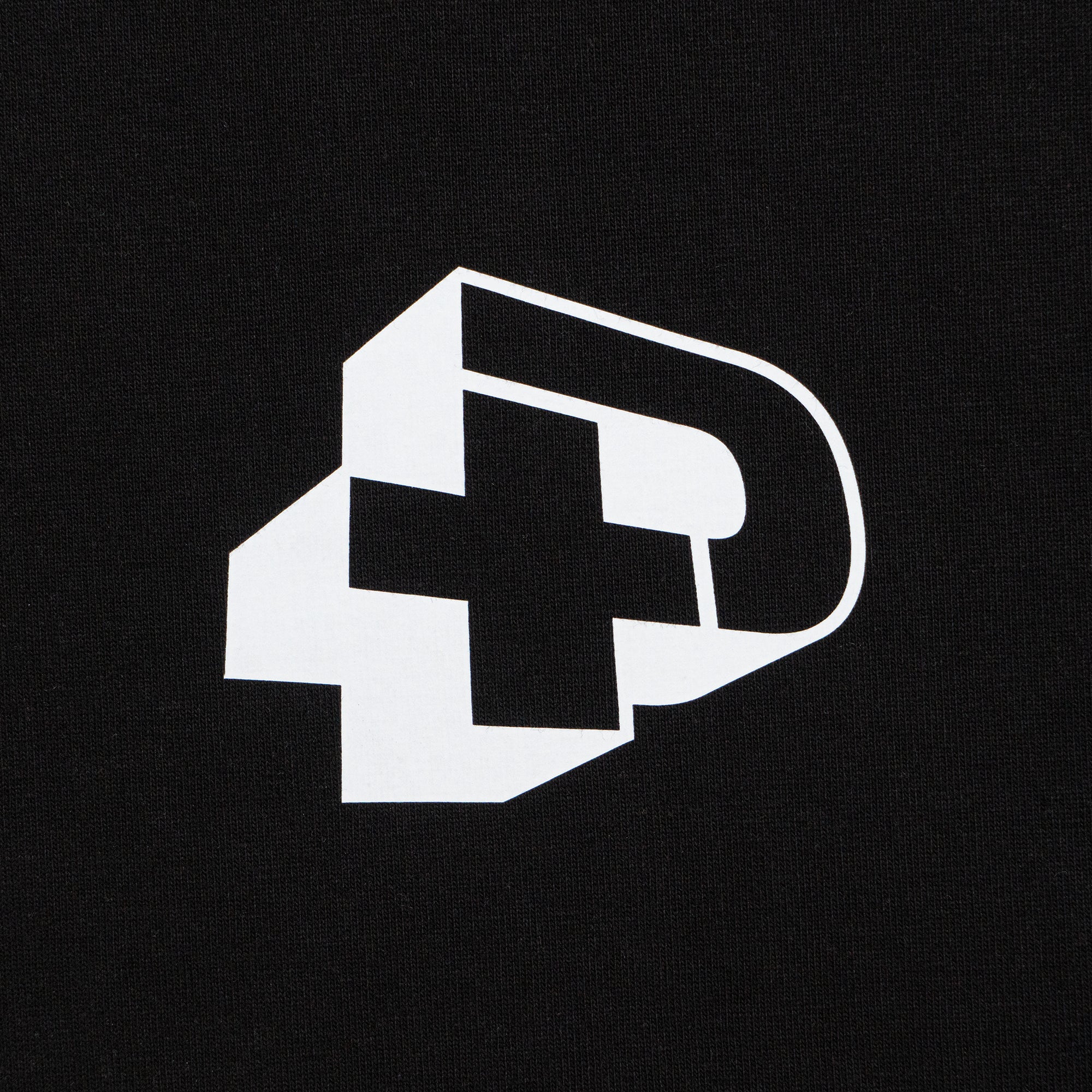 PLUS Basics 3D Logo Heavyweight Tee Black-PLUS