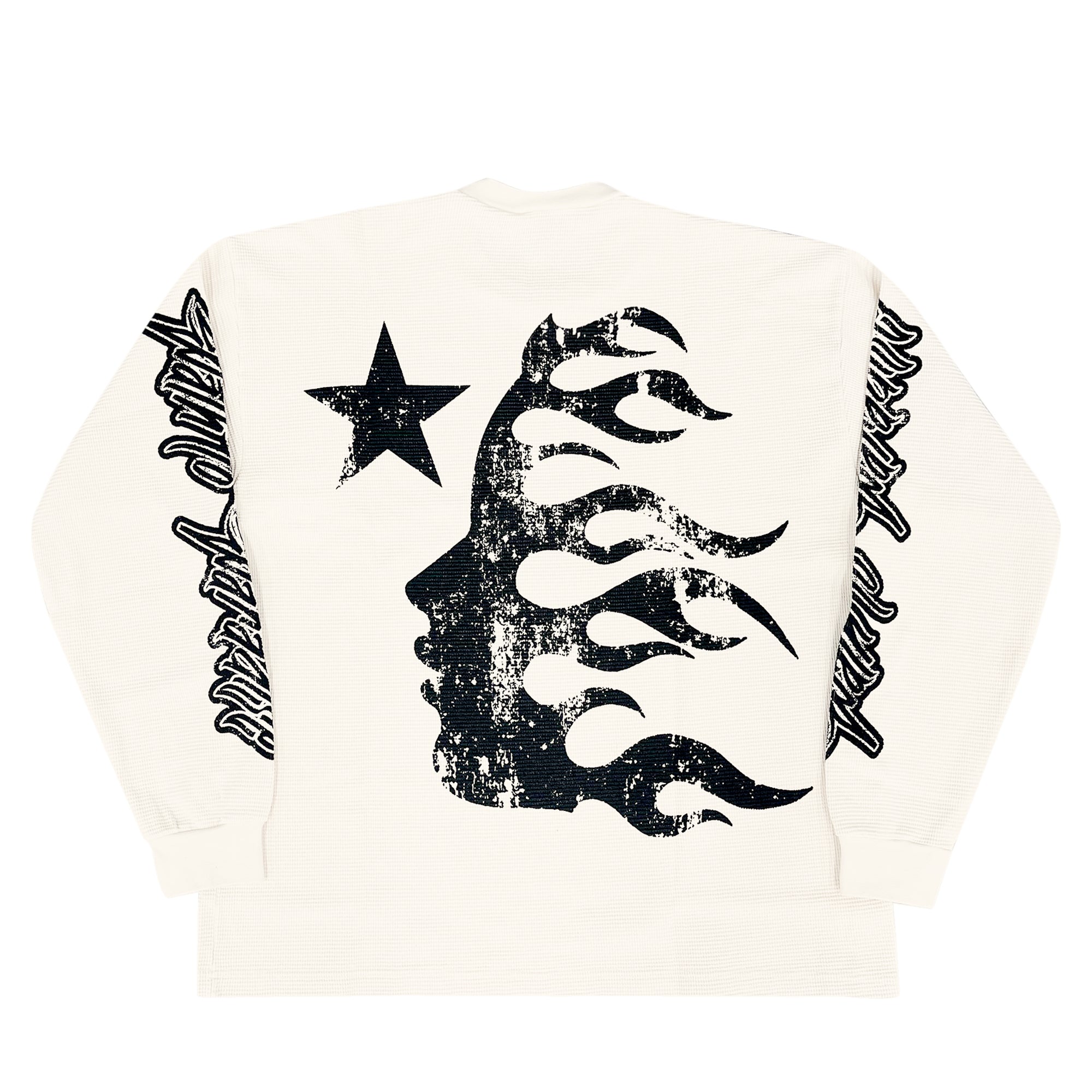 Hellstar Studios Victory Thermal L/S Tee White-PLUS