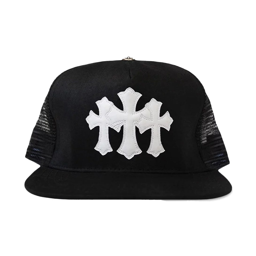 Chrome Hearts Cemetery Trucker Hat Black