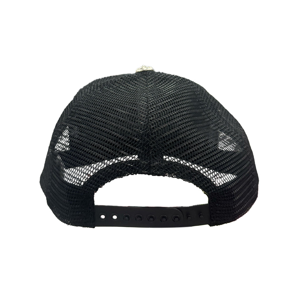 Chrome Hearts Cemetery Trucker Hat Black