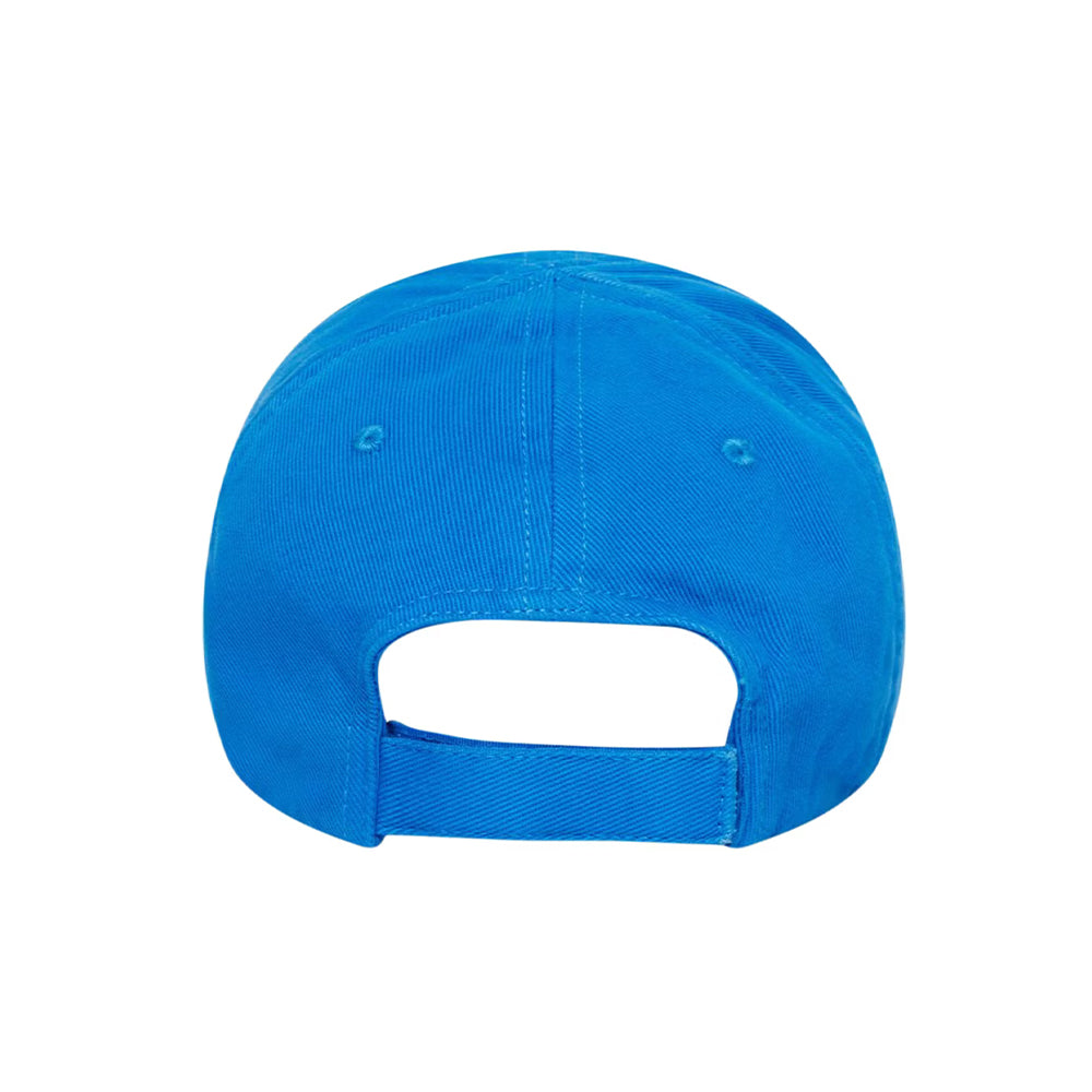 Balenciaga x adidas Trefoil Balenciaga Logo Cap Blue/White-PLUS