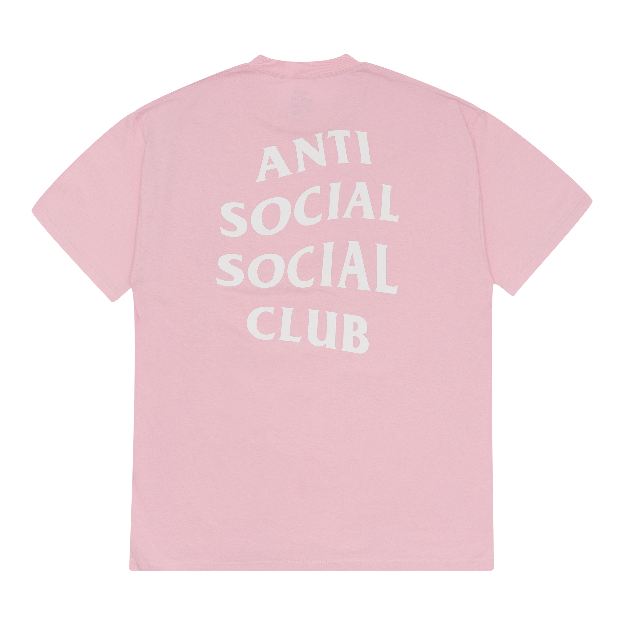 Anti Social Social Club Logo Tee 2 Pink-PLUS