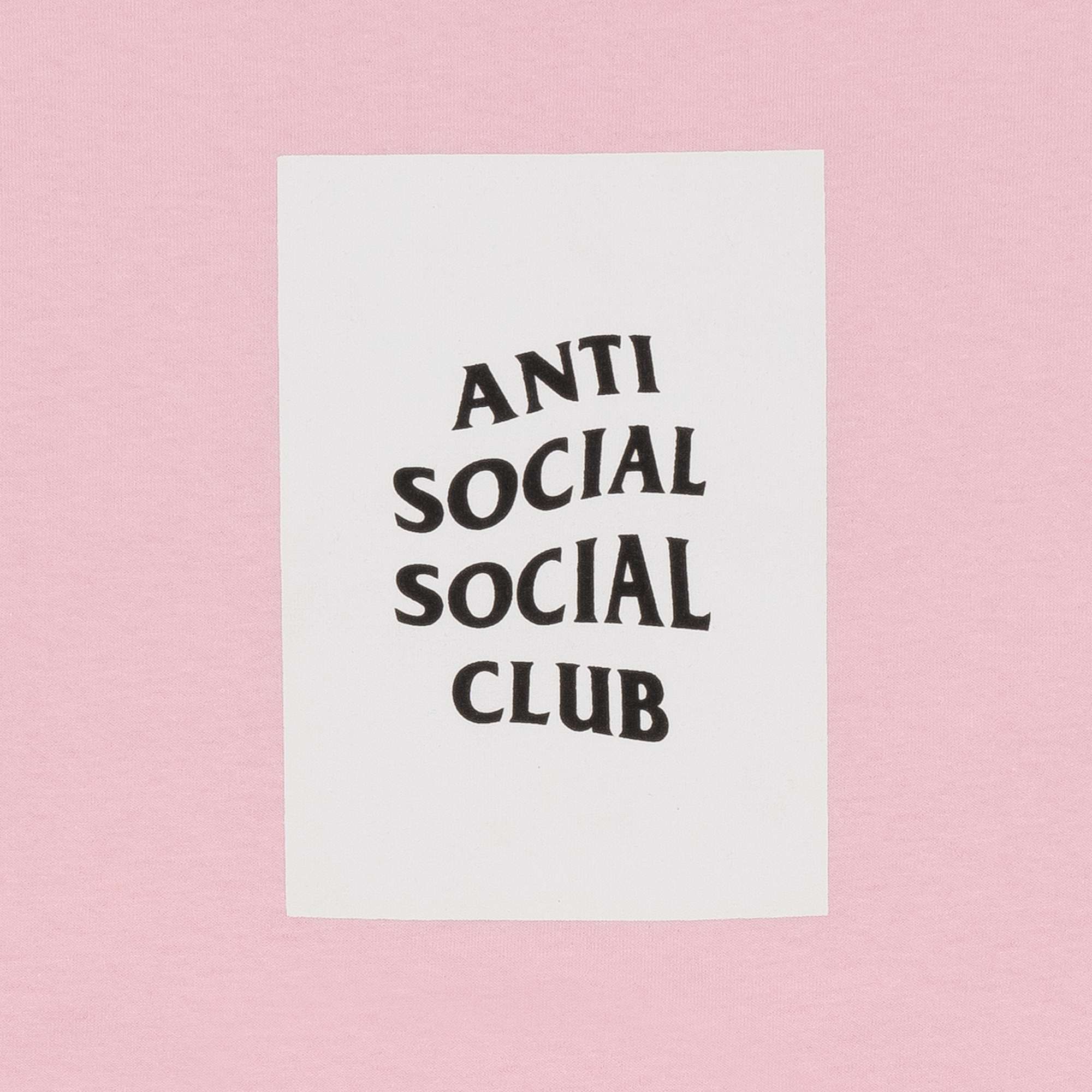 Anti Social Social Club Logo Tee Pink-PLUS
